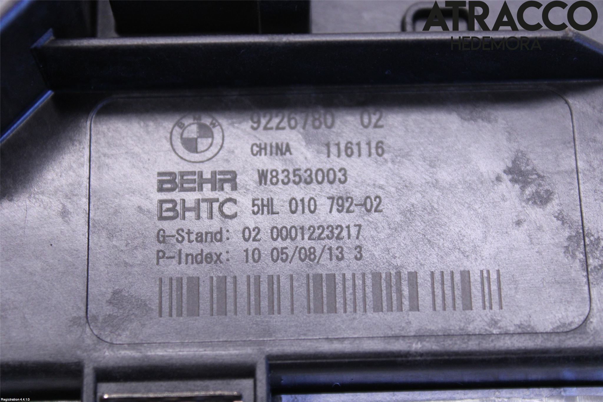 BMW 5 F10/F11/F18 09-17 Värmefläktsmotstånd