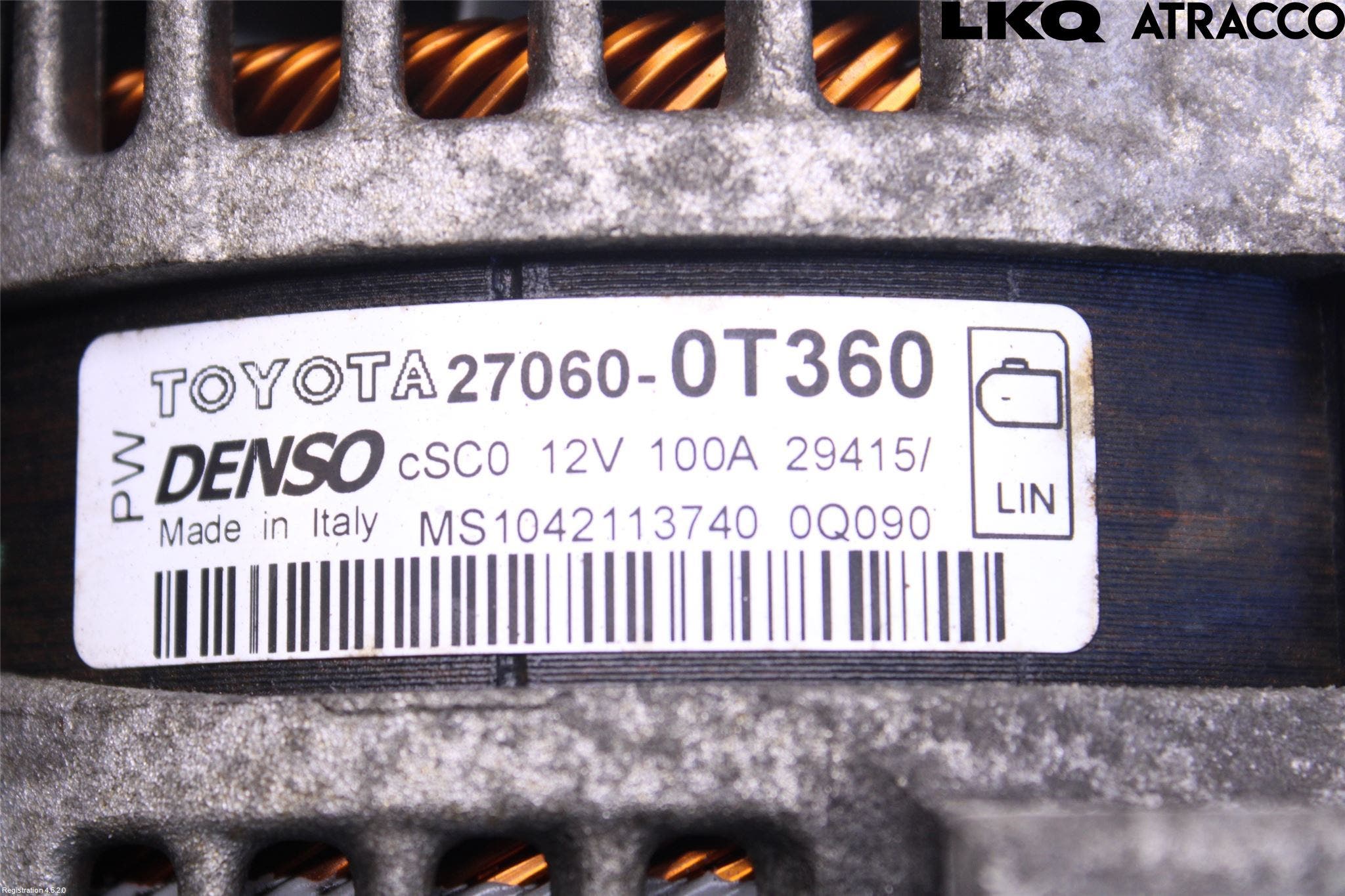 Toyota AVENSIS 16-18 Generator