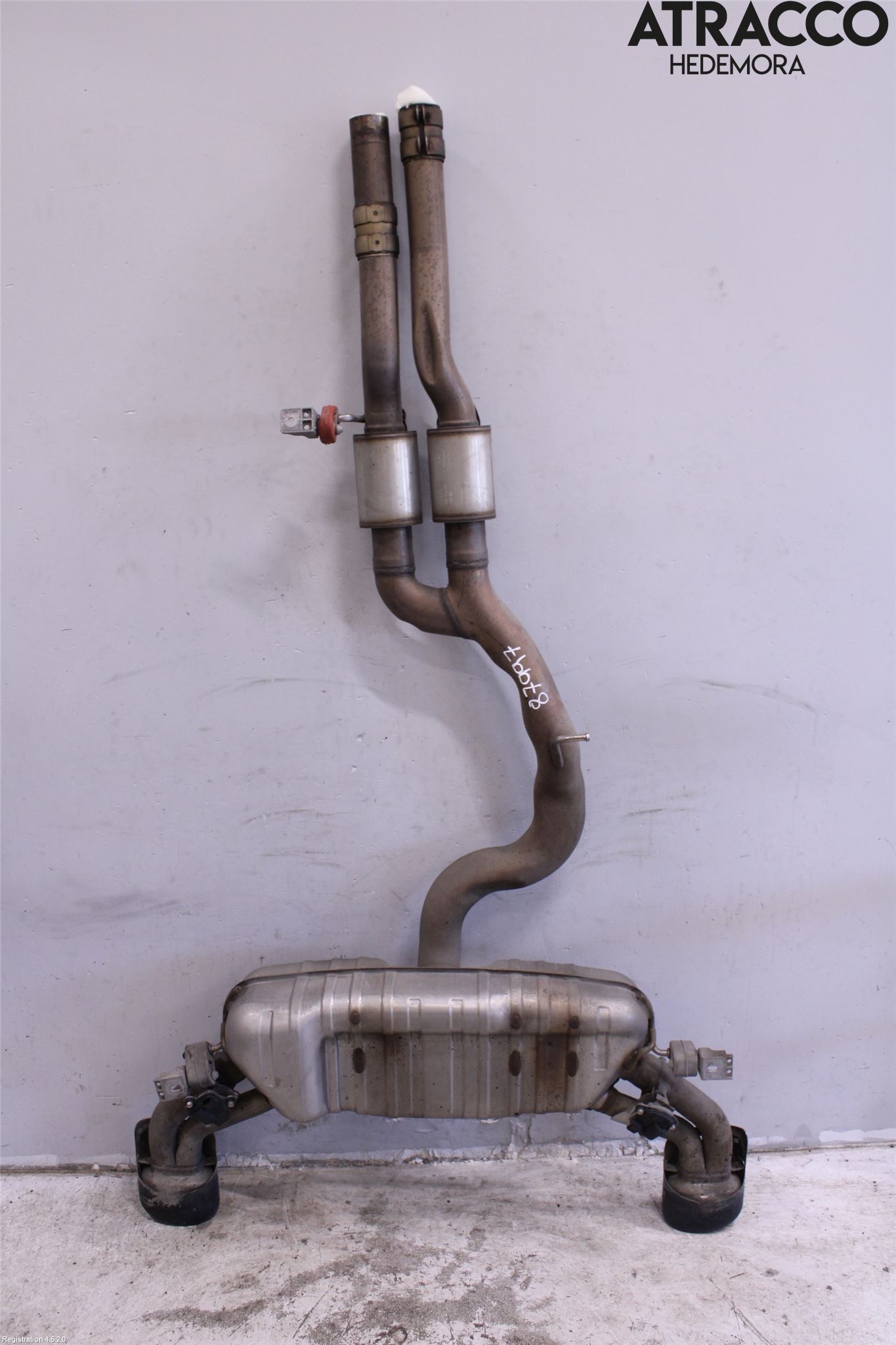 Audi A3/S3 8V 13-20 Avgas Bakre Dämpare