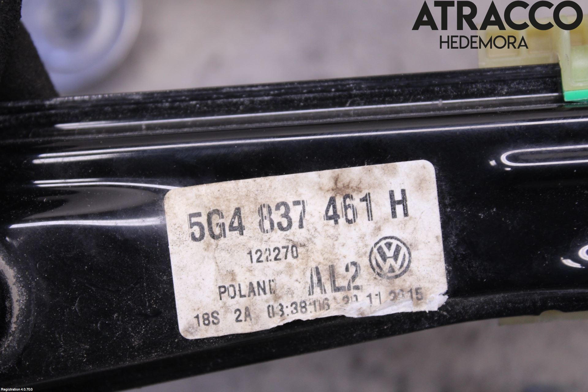 Volkswagen VW GOLF / E-GOLF VII 13-20 Fönsterhiss El Kompl