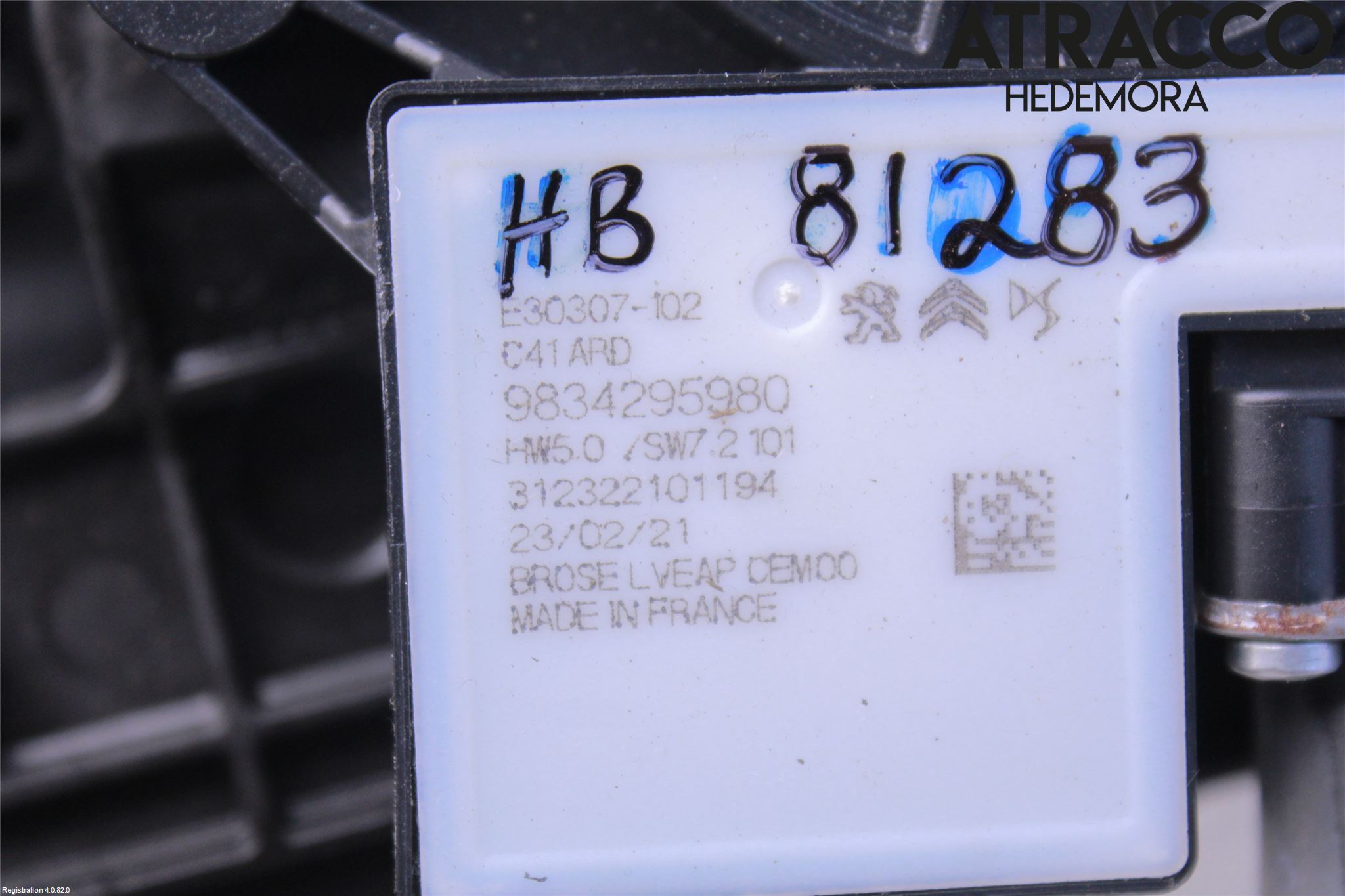 Citroen C4/E-C4 C4X/E-C4X III 21- Fönsterhiss El Kompl