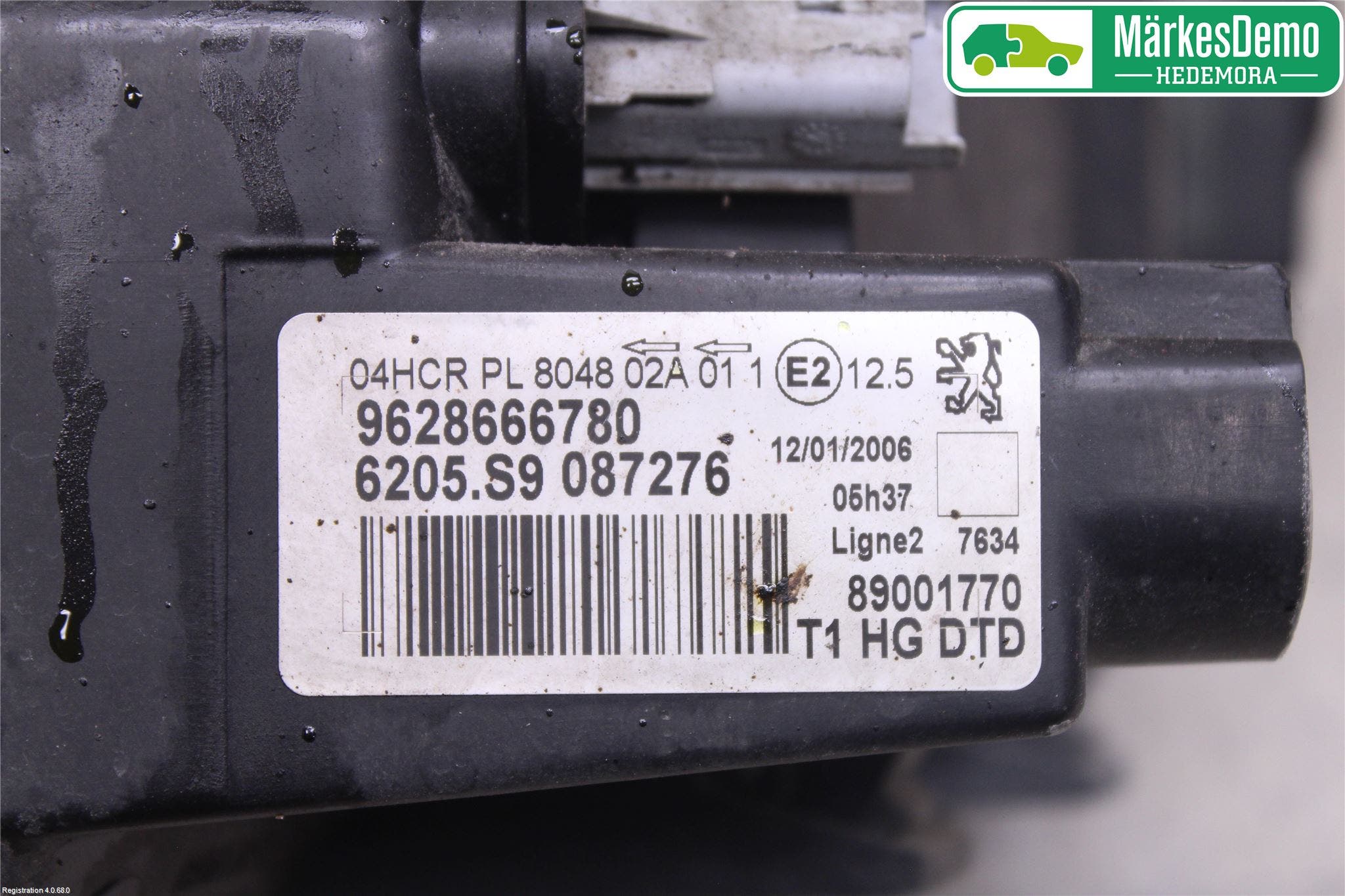 Peugeot 206 98-09 Strålkastare Höger