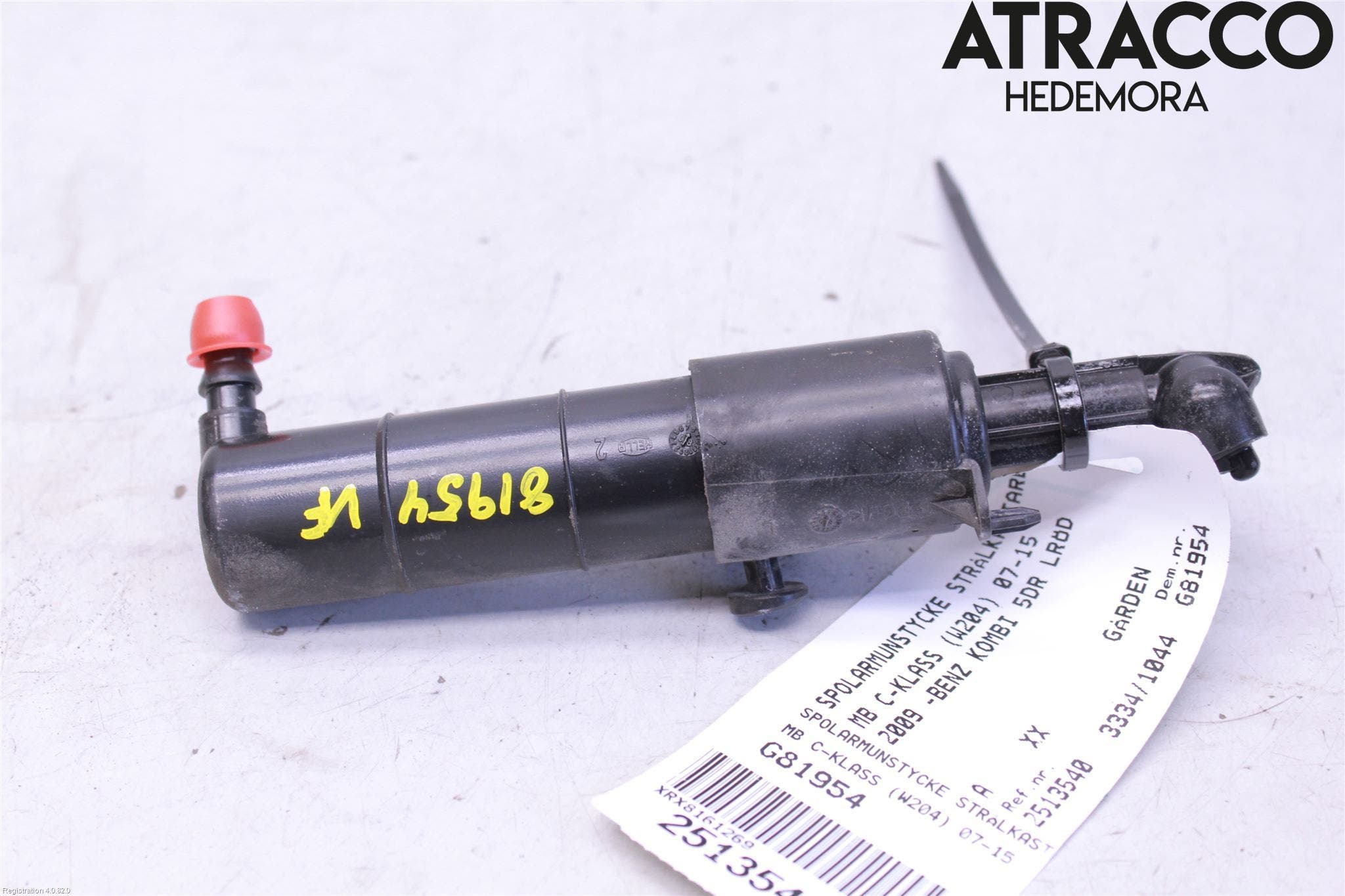 Mercedes-Benz MB C-KLASS (W204) 07-15 Spolarmunstycke Strålkastare