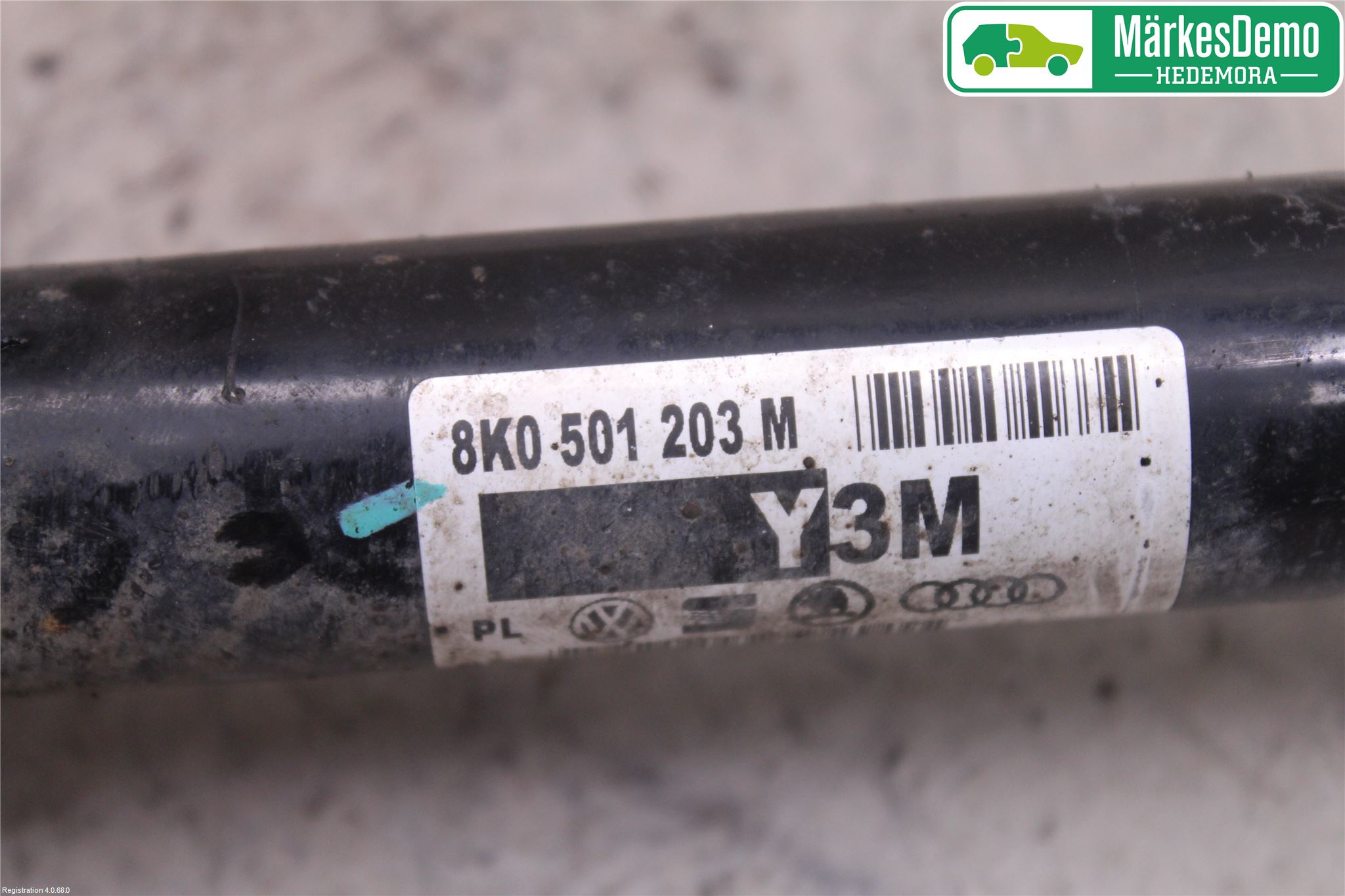 Audi A4 12-15 Drivaxel Bak Vänster