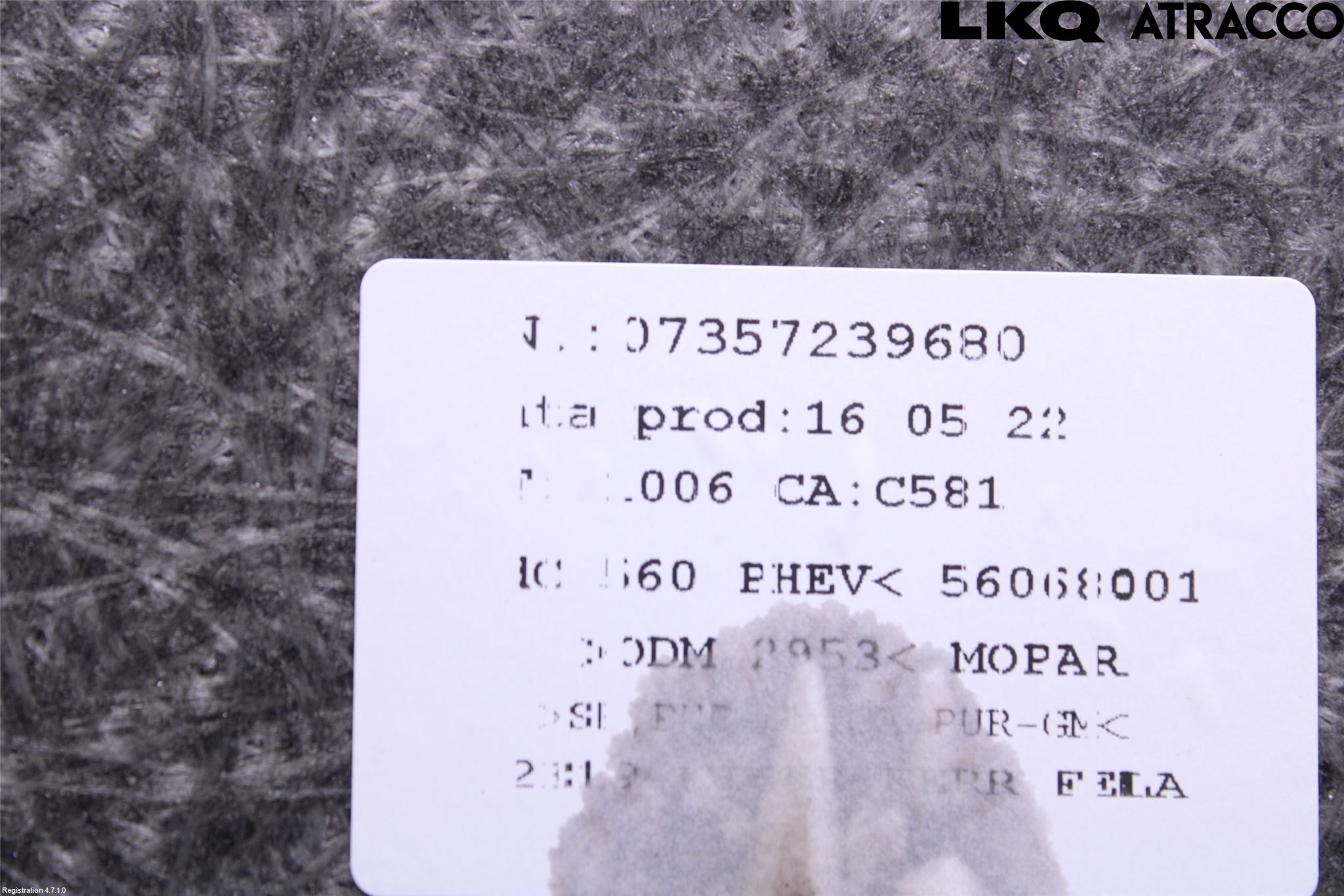 Jeep COMPASS Inrbagagerumklädsel-Golv