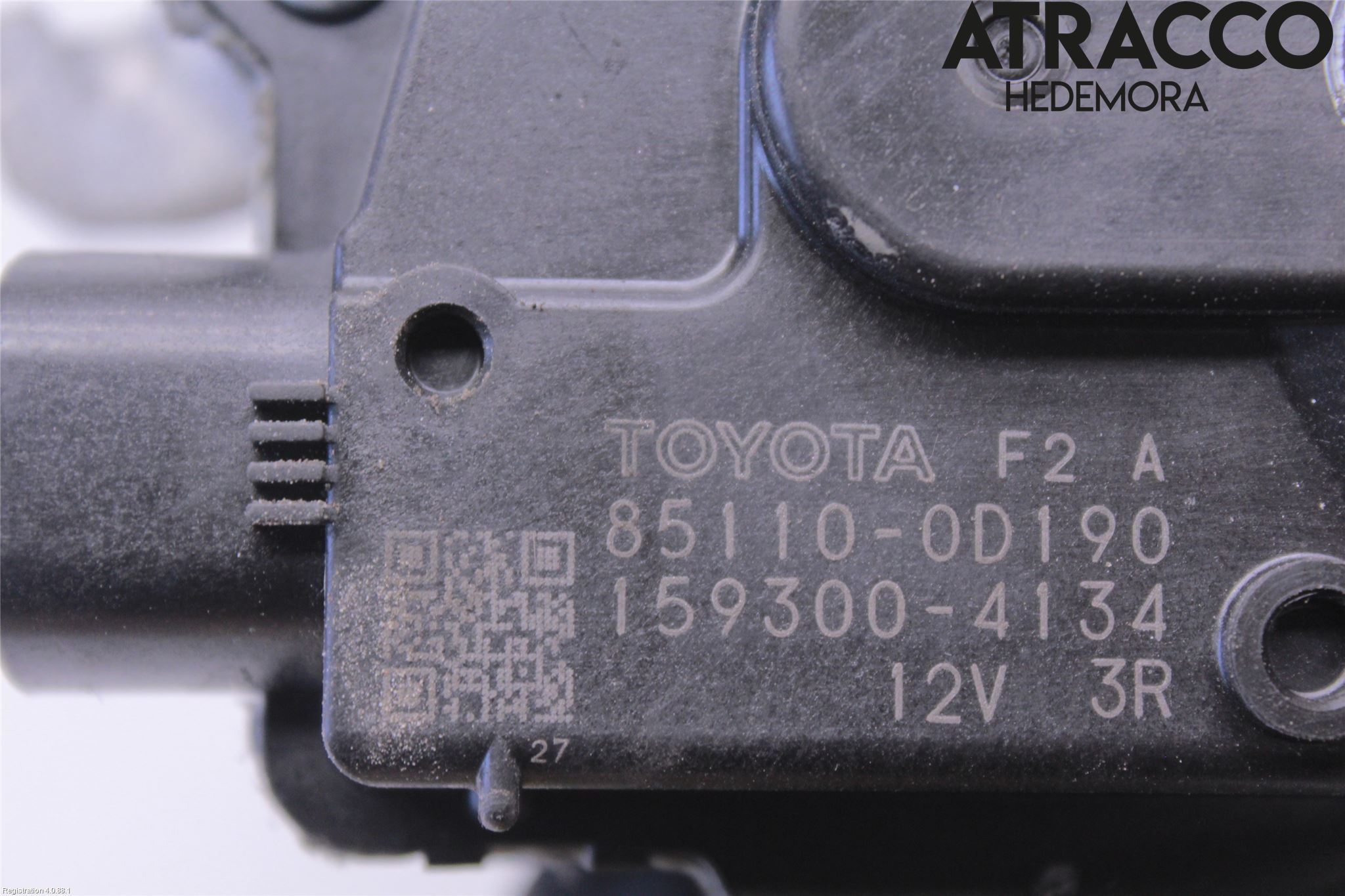 Toyota YARIS XP130 12-14 Torkarmotor Vindruta
