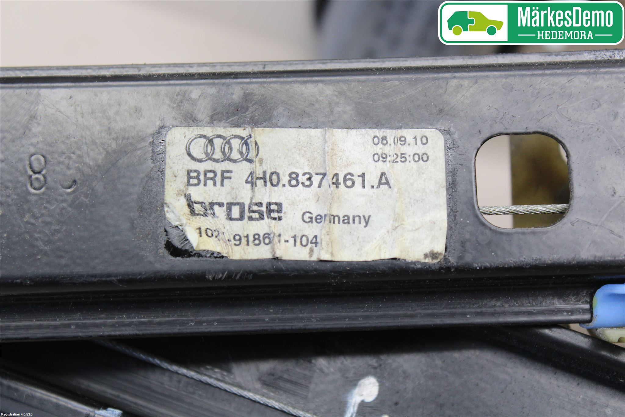 Audi A8/S8 4H 10-17 Fönsterhiss El Kompl