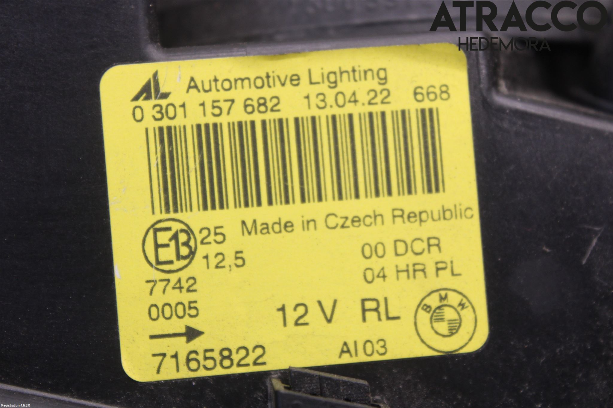 BMW 3 E46      98-05 Strålkastare Höger