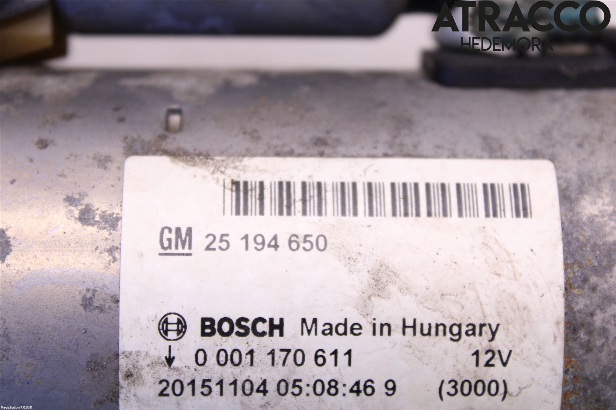 Opel CORSA E 15-19 Startmotor