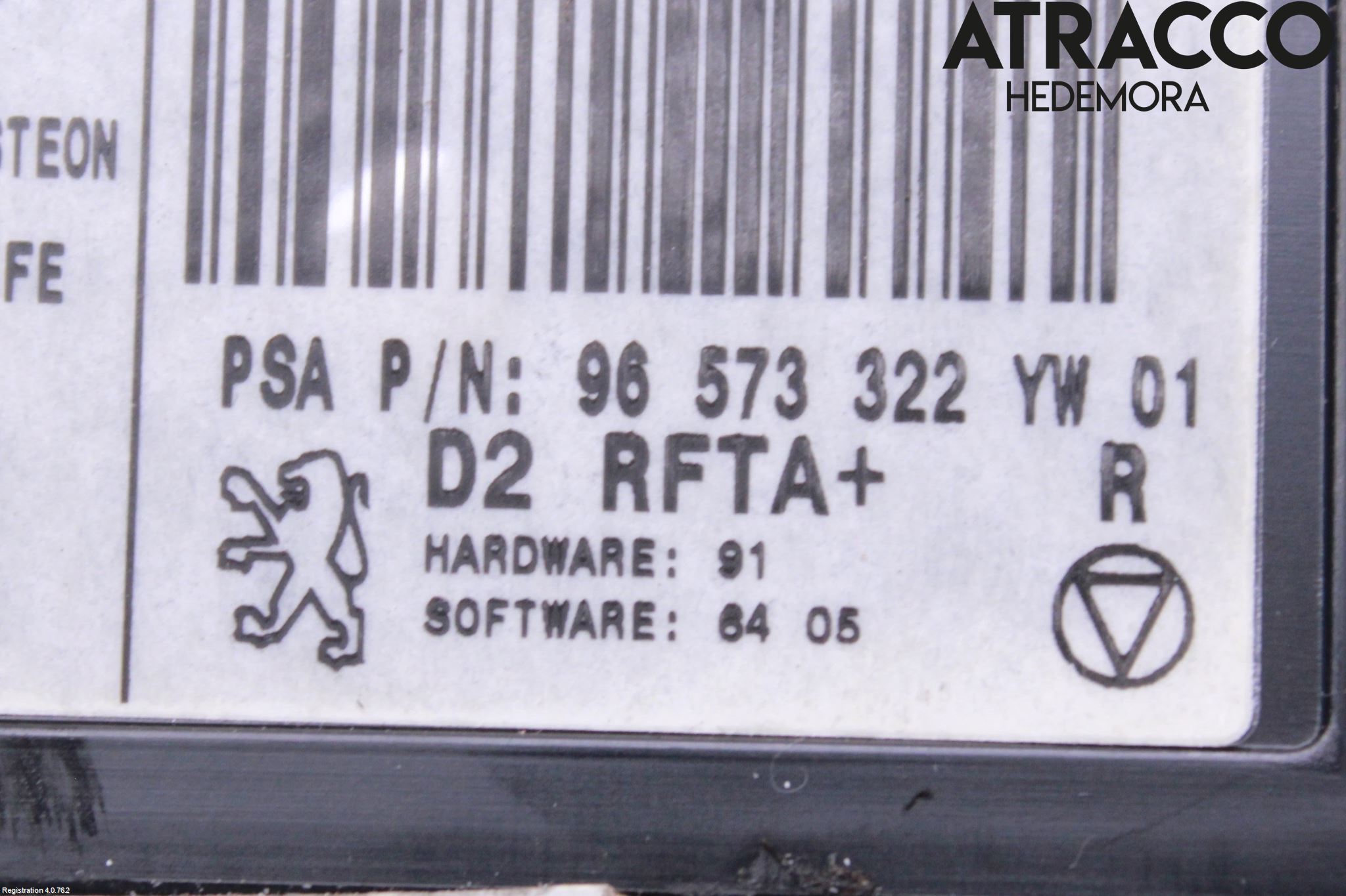 Peugeot 407 Ac Styrenhet Ac Manöveren