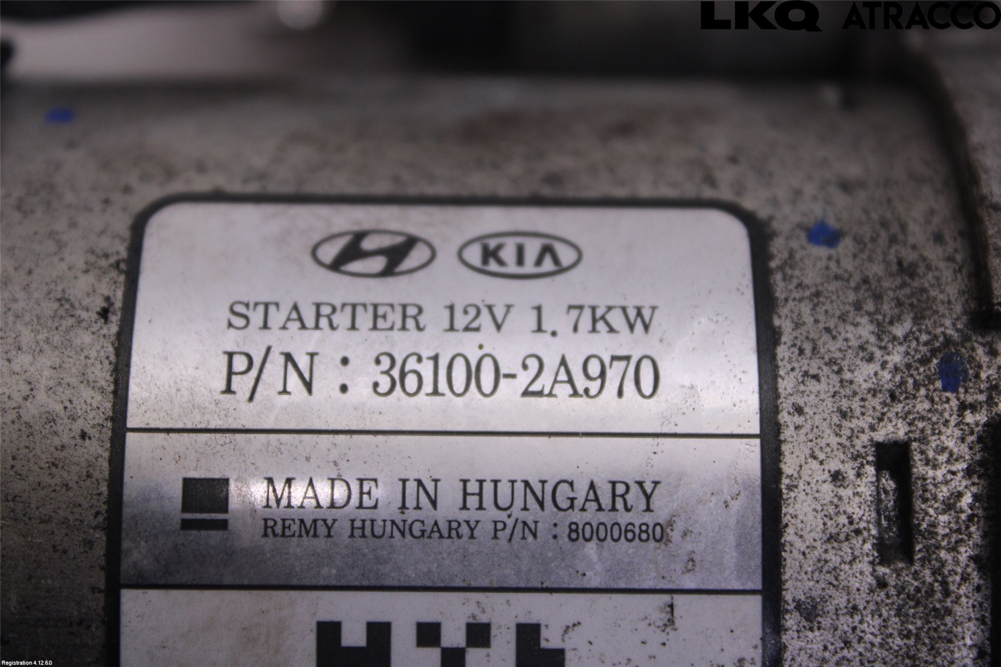 Kia CEED 12-18 Startmotor Diesel