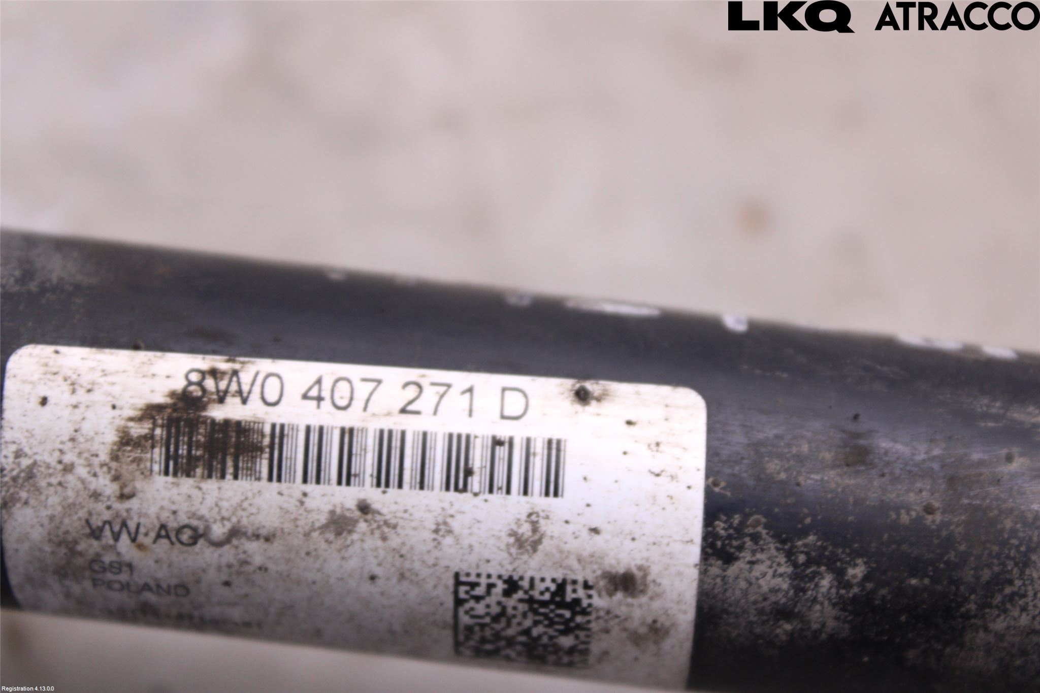 Audi A4/S4 B9 16-19 Drivaxel Fram Höger