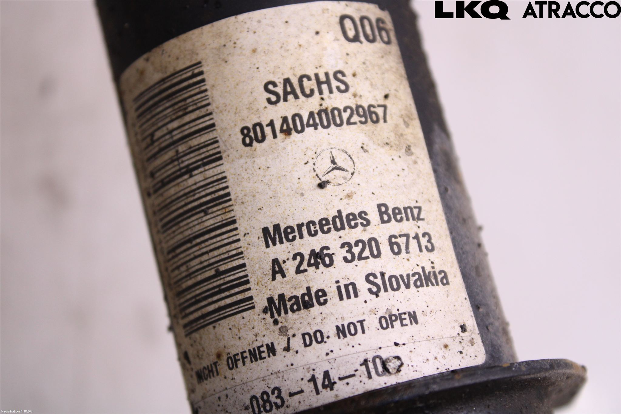 Mercedes-Benz MB B-KLASS (W246/W242) 12-19 Fjäderben Fram Vänster