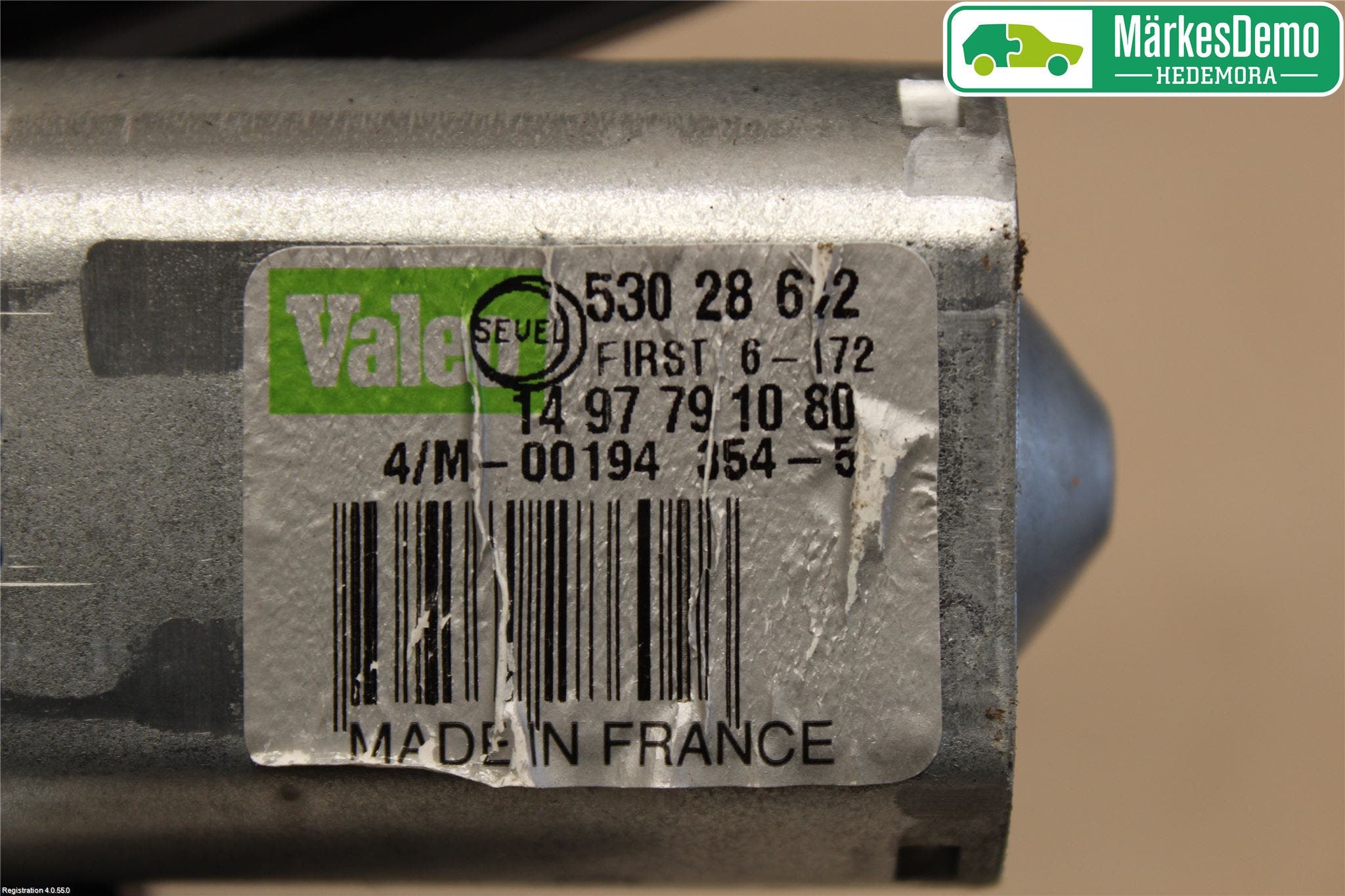 Citroen C8 Torkarmotor Baklucka