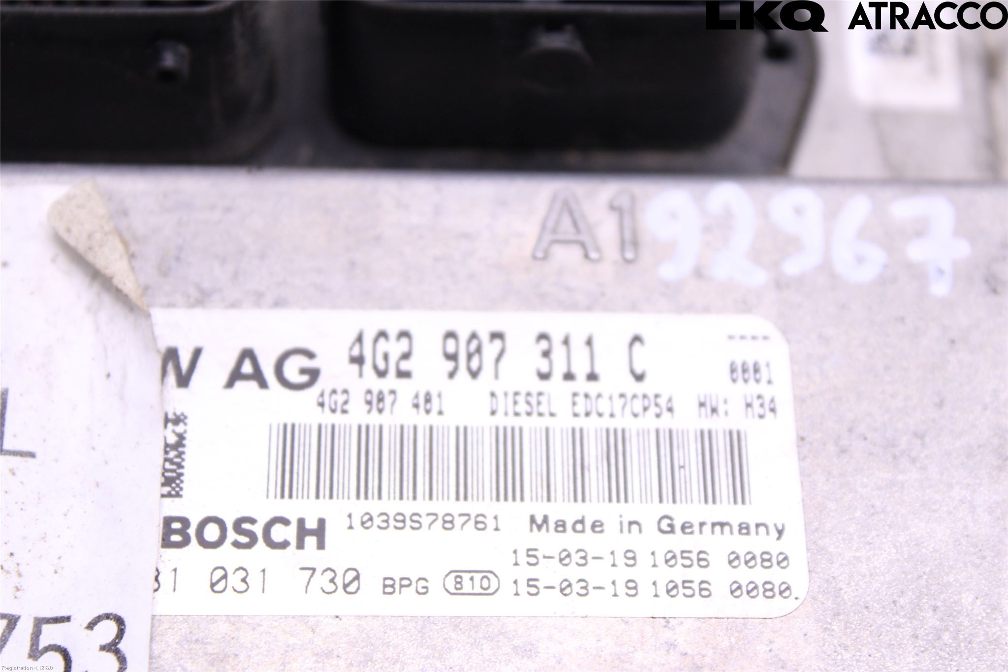 Audi A6 ALLROAD 12-18 Styrenhet Inspump Diesel