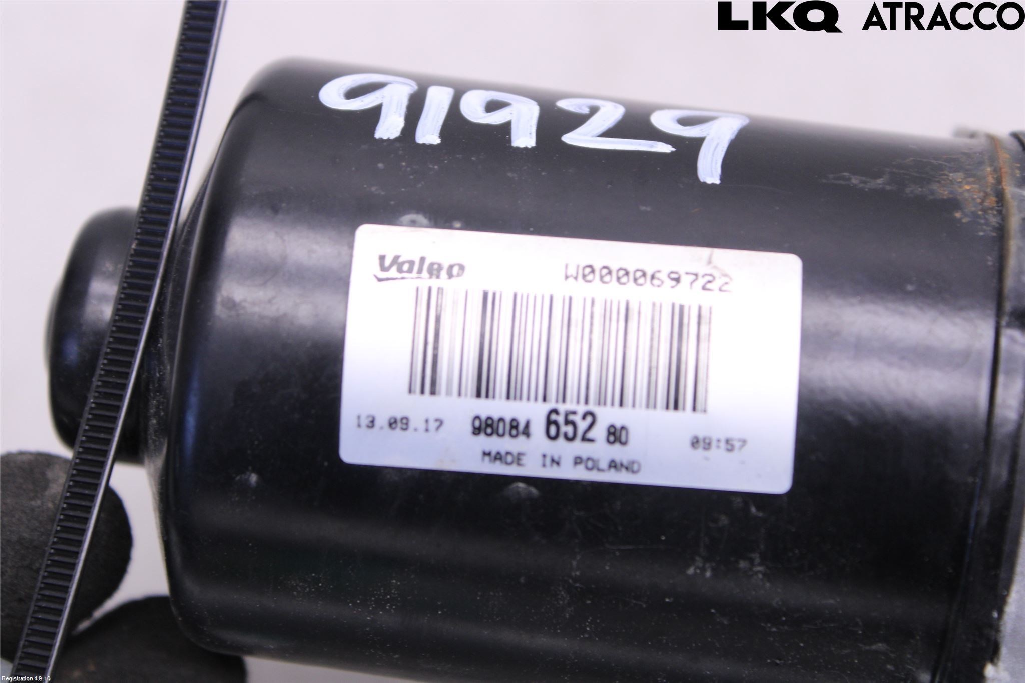 Citroen JUMPY/E-JUMPY 16- Torkarmotor Vindruta