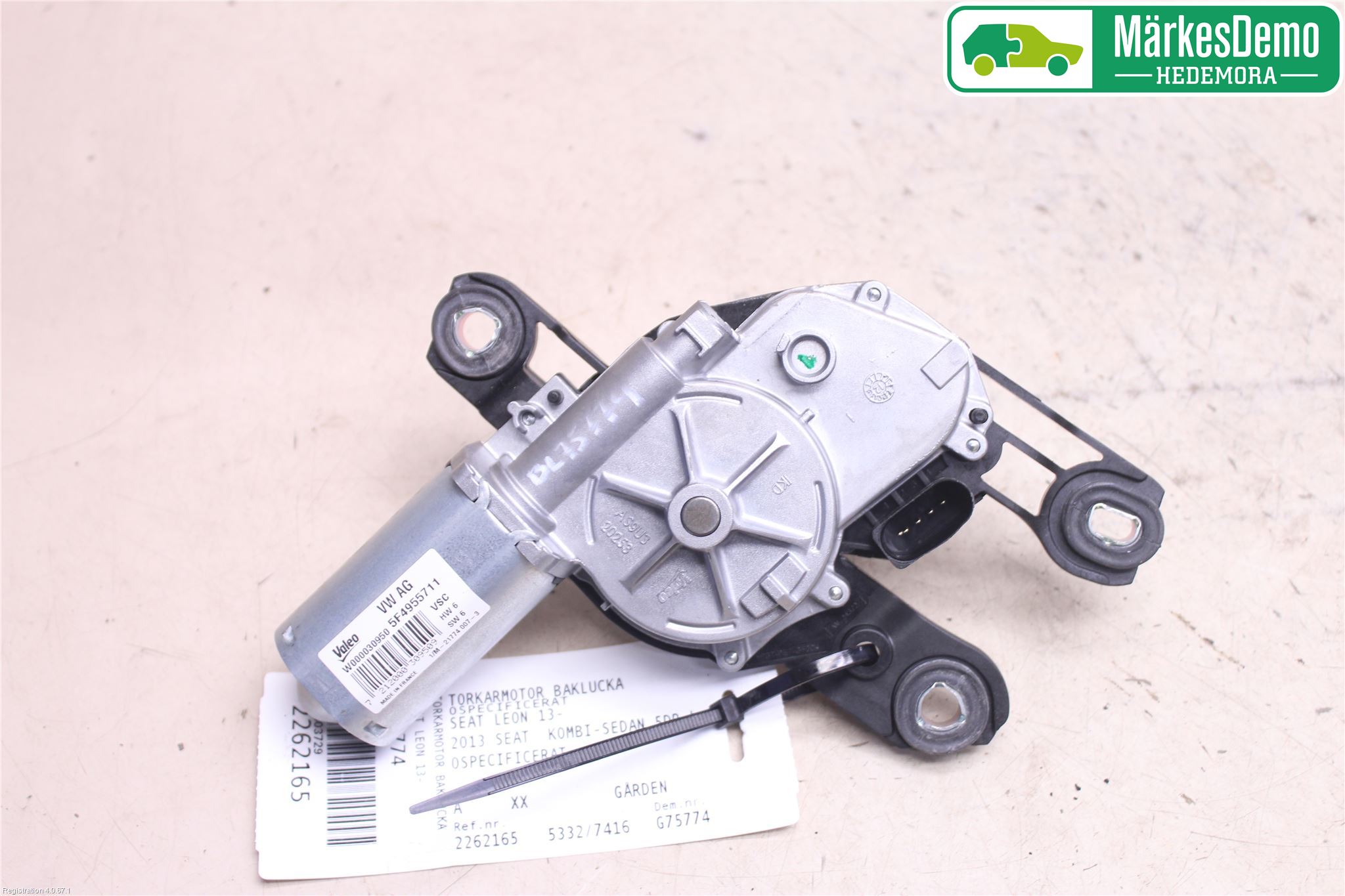 Seat LEON 13-20 Torkarmotor Baklucka