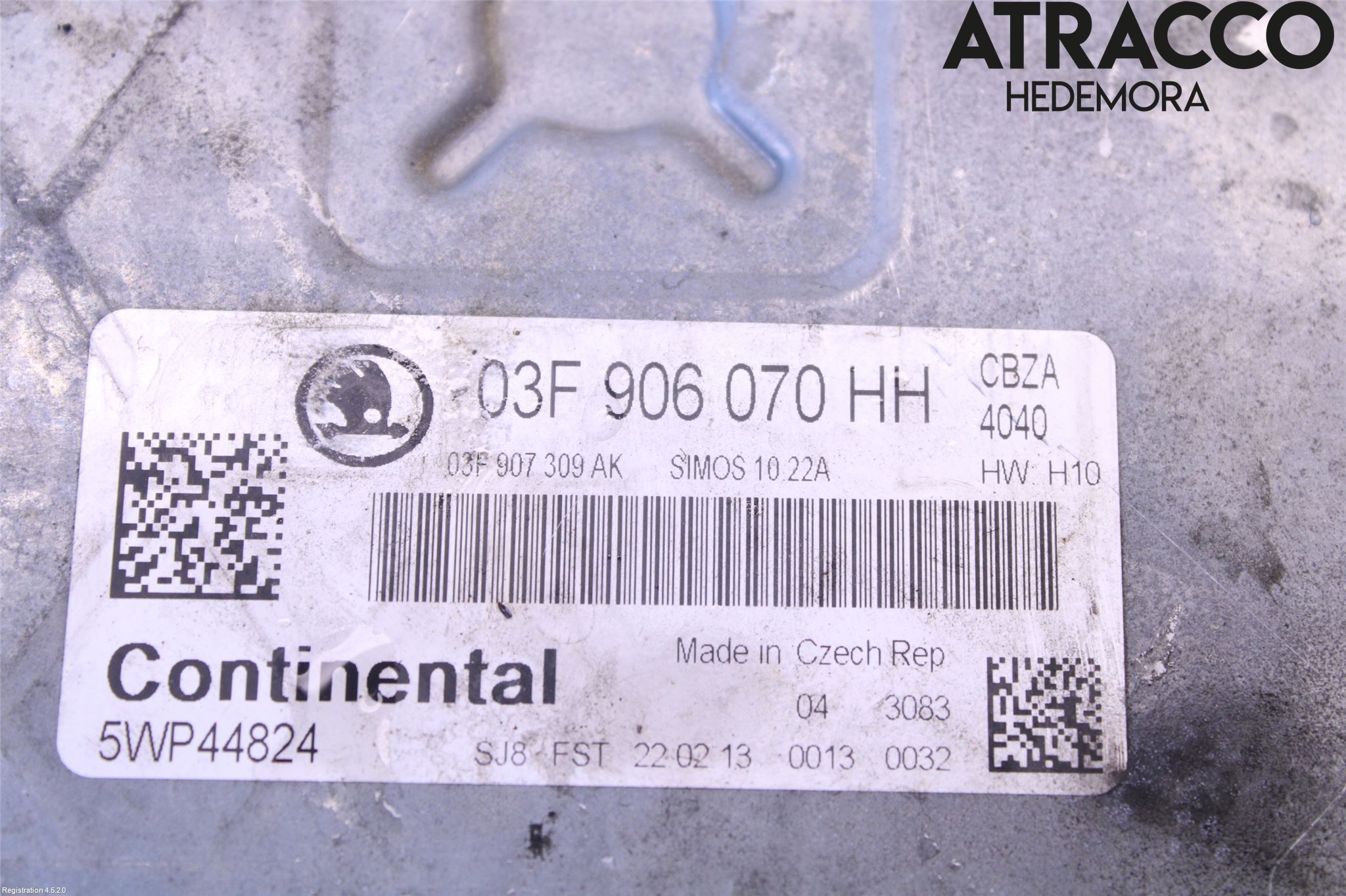 Skoda FABIA 07-14 Styrenhet Insprut Bensin