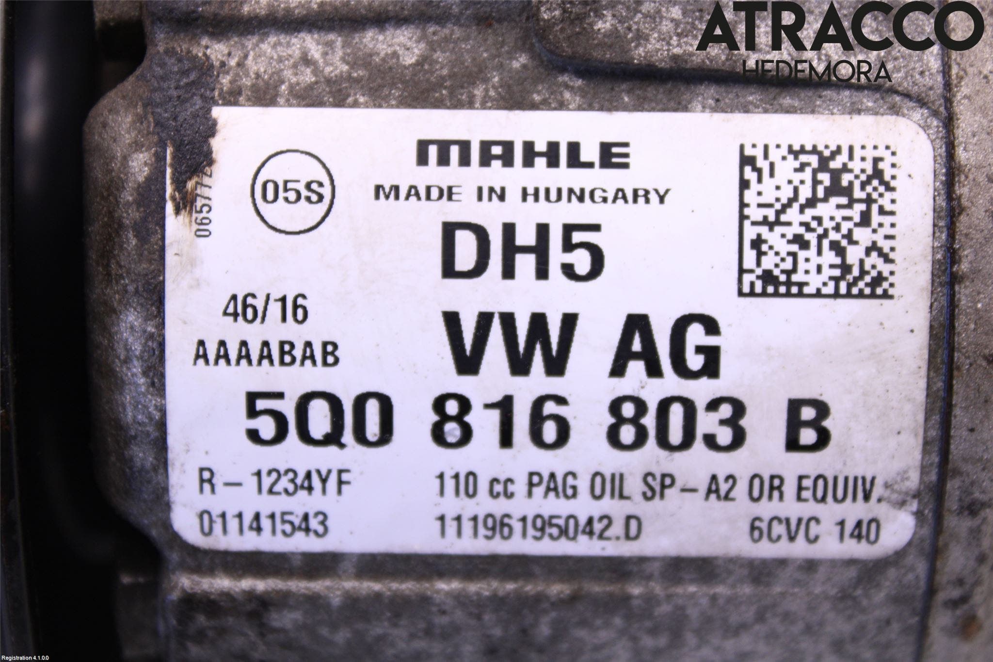 Volkswagen VW TIGUAN 16-24 Ac Kompressor