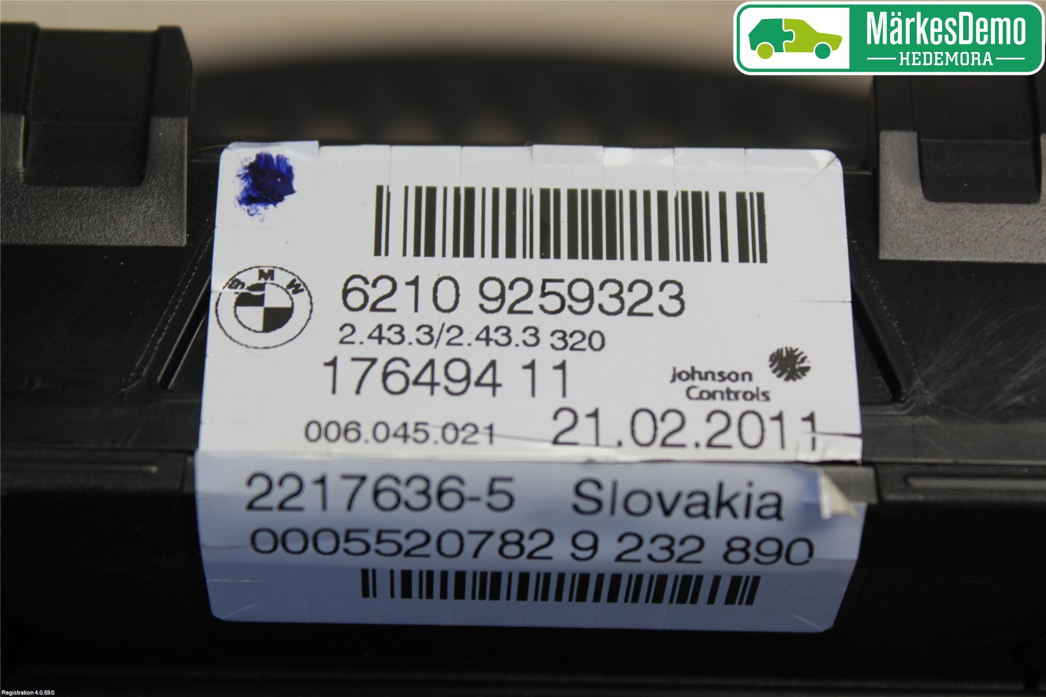 BMW X3 F25 10-17 Instrument Komb