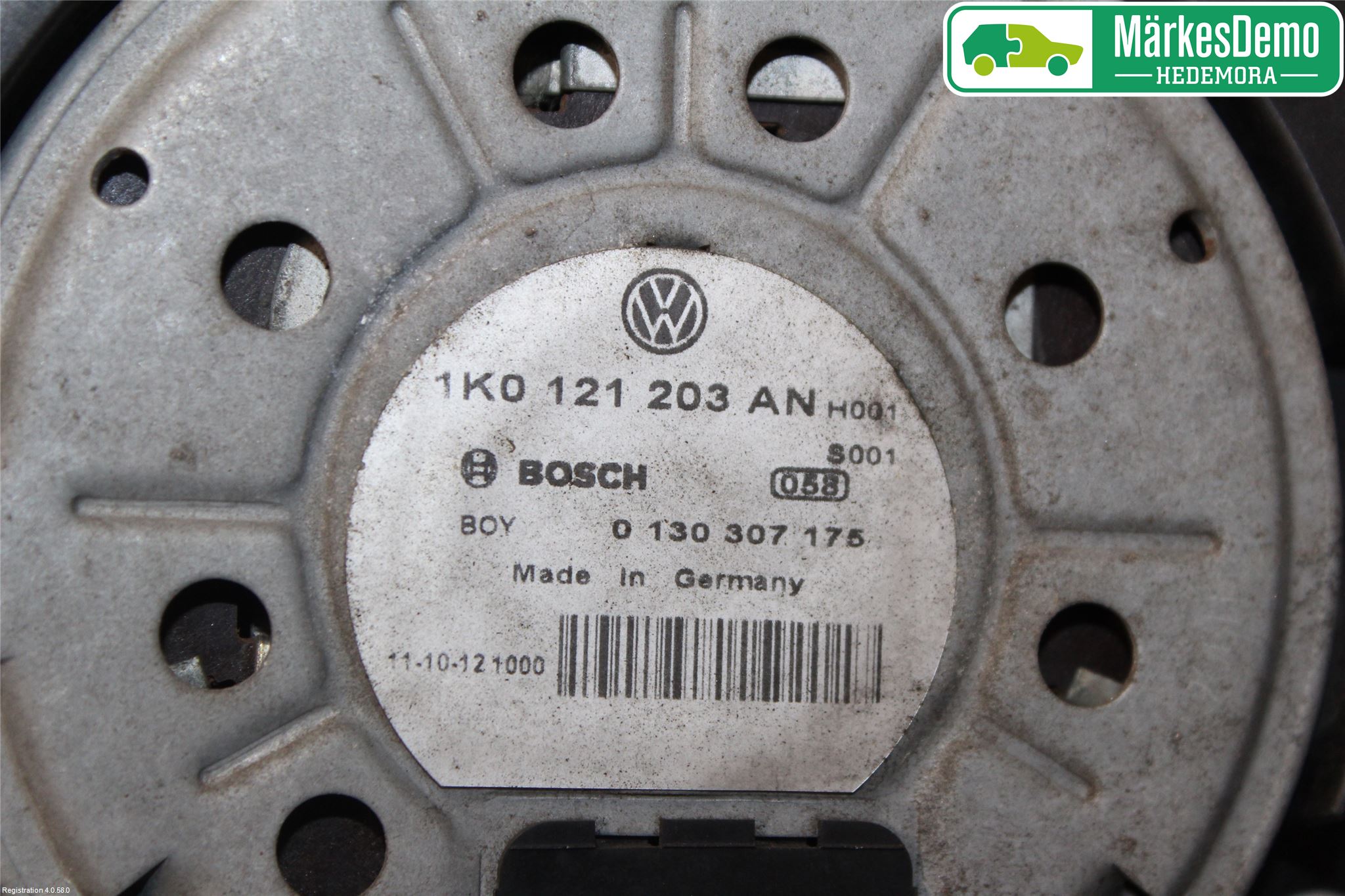 Volkswagen VW CADDY 11-15 Kylfläkt El