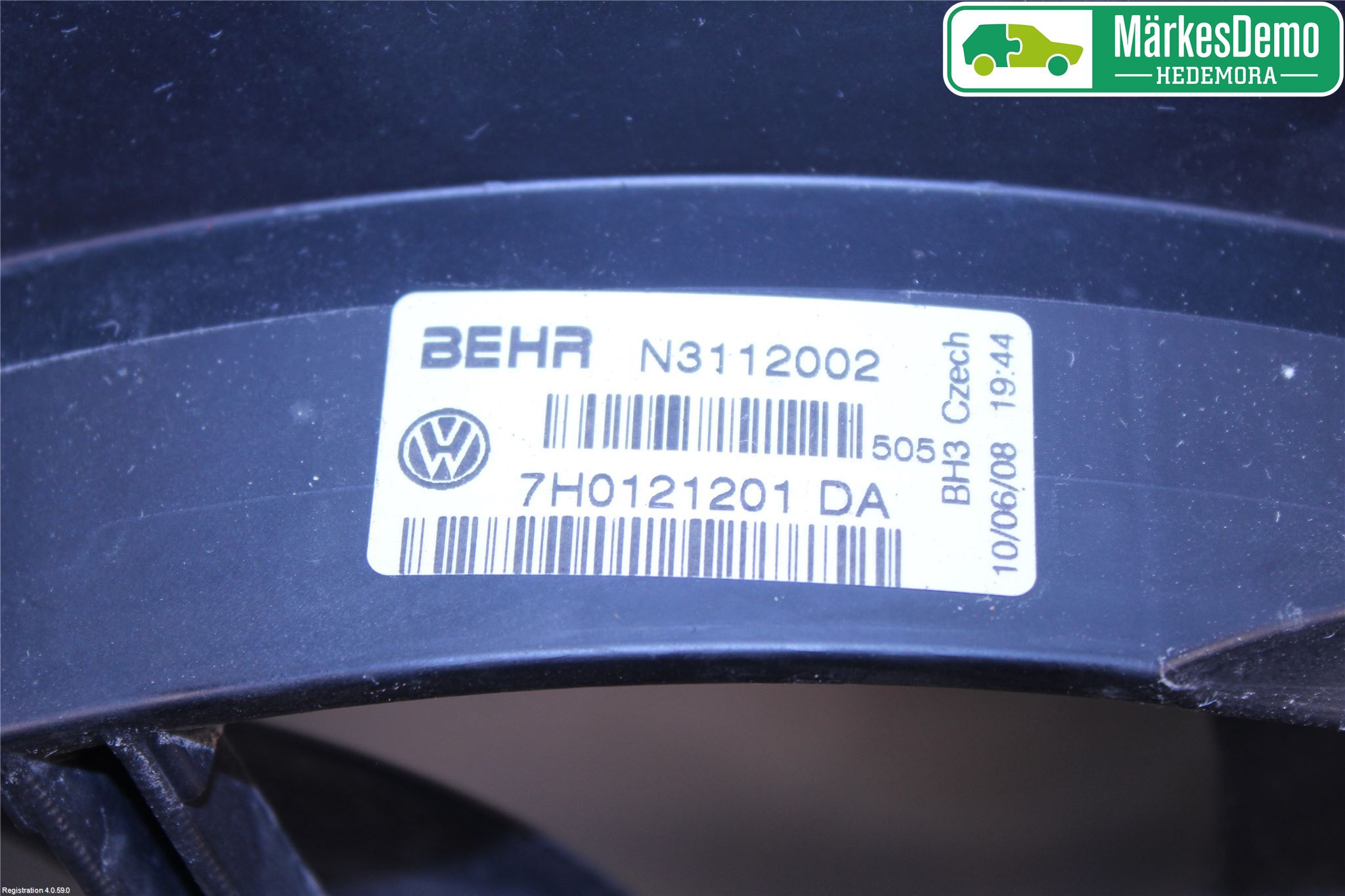 Volkswagen VW TRANSP/CARAVELLE (T5) 04-15 Kylfläkt El