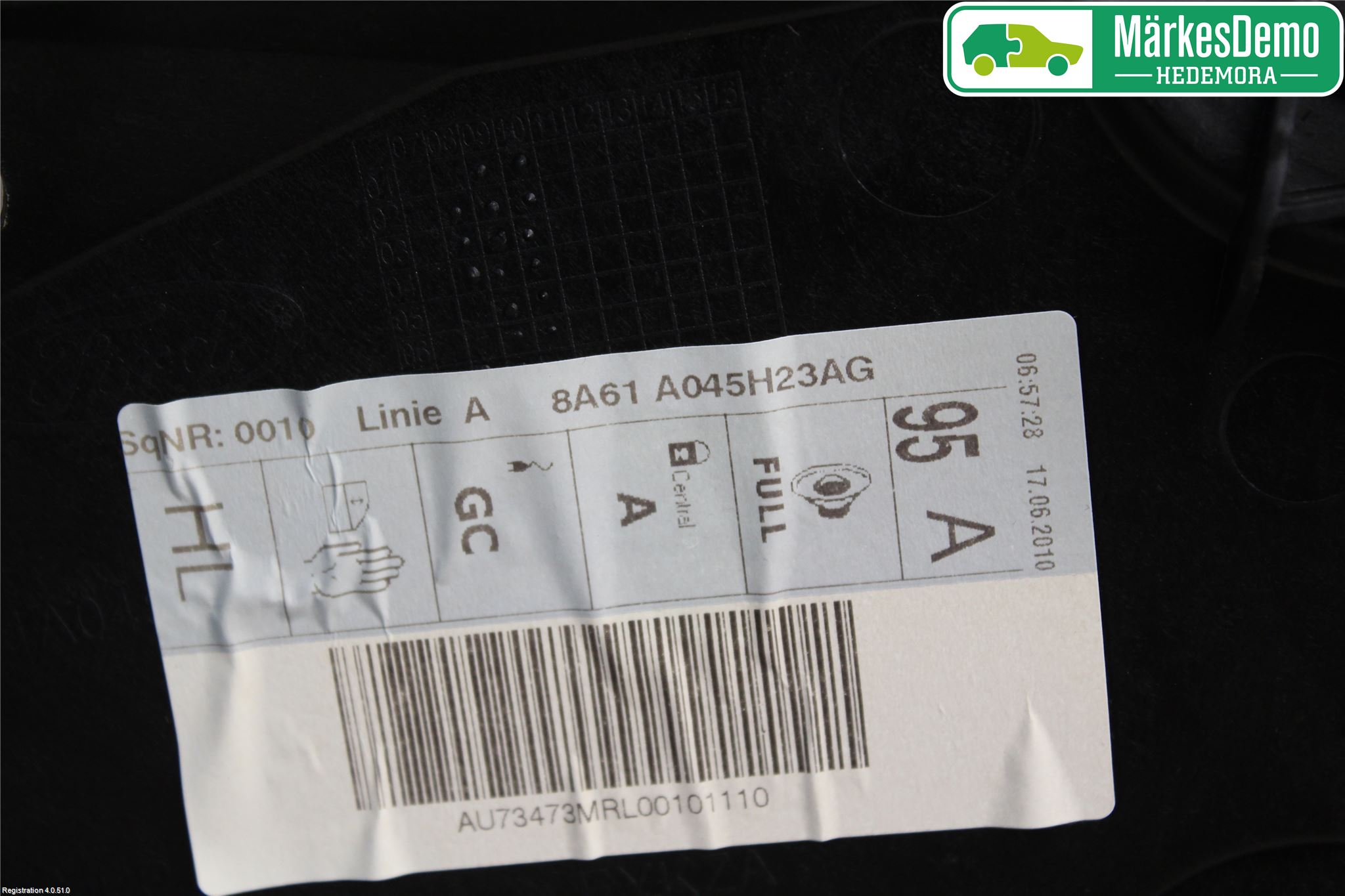 Ford FIESTA 09-12 Fönsterhissmekanism