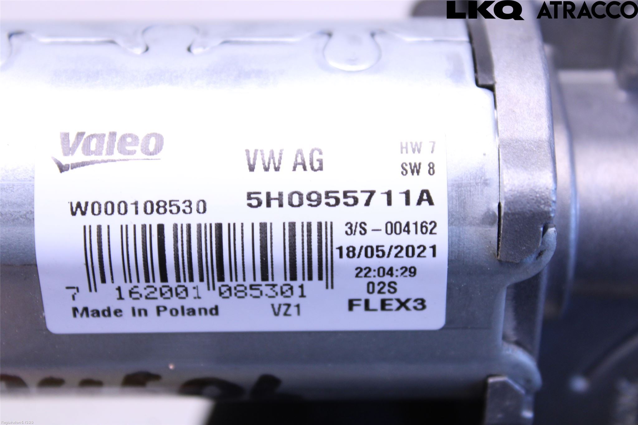 Volkswagen VW ID.4 21- Torkarmotor Baklucka