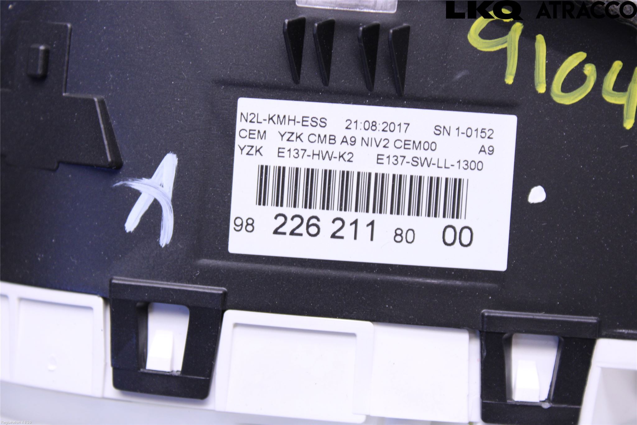 Peugeot PEUGOT 208 16-19 Instrument Komb