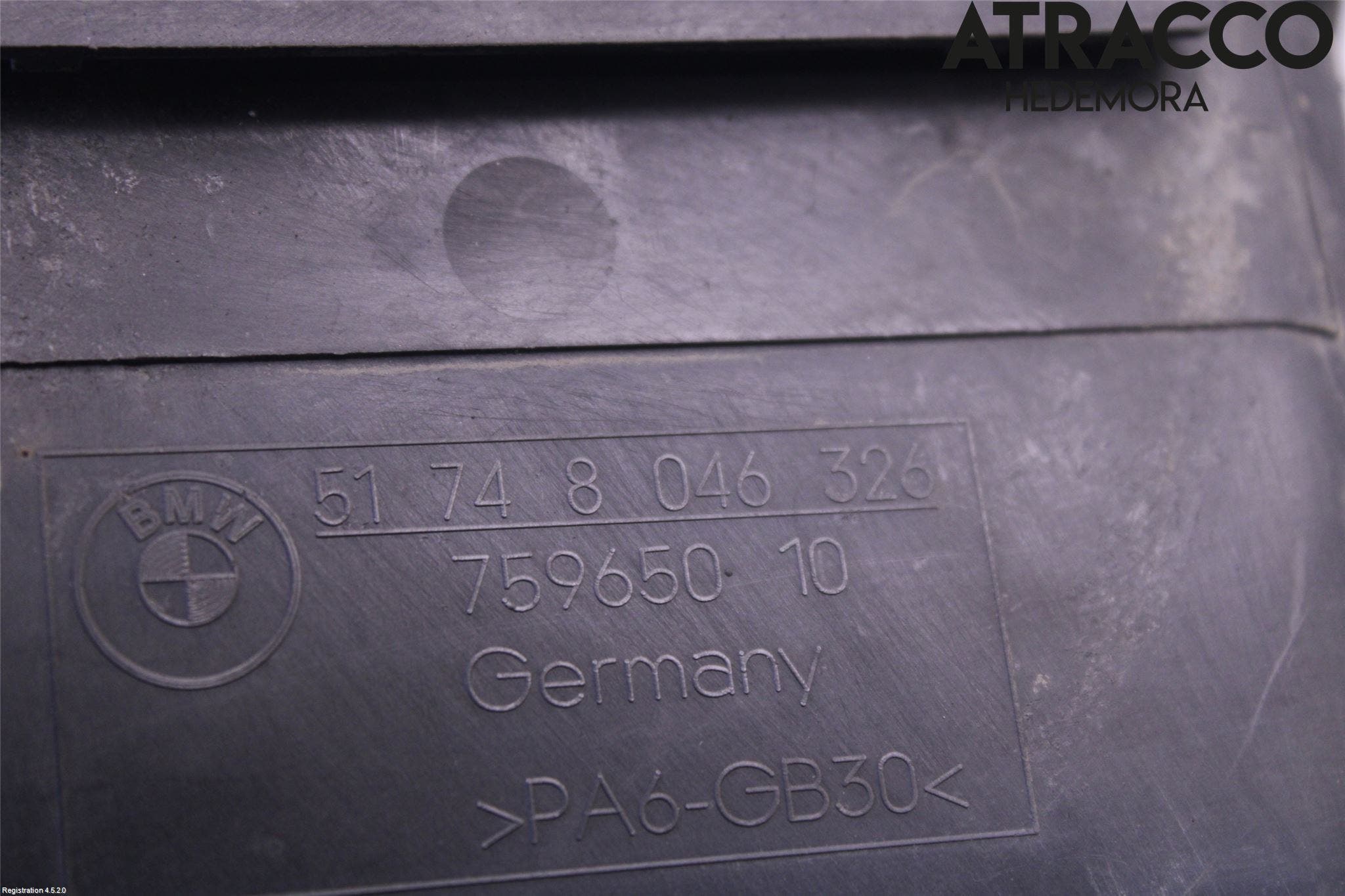 BMW 1 E82/88 Coupé/Cab 06-13 Deflektor Plåt-Plast Kylning