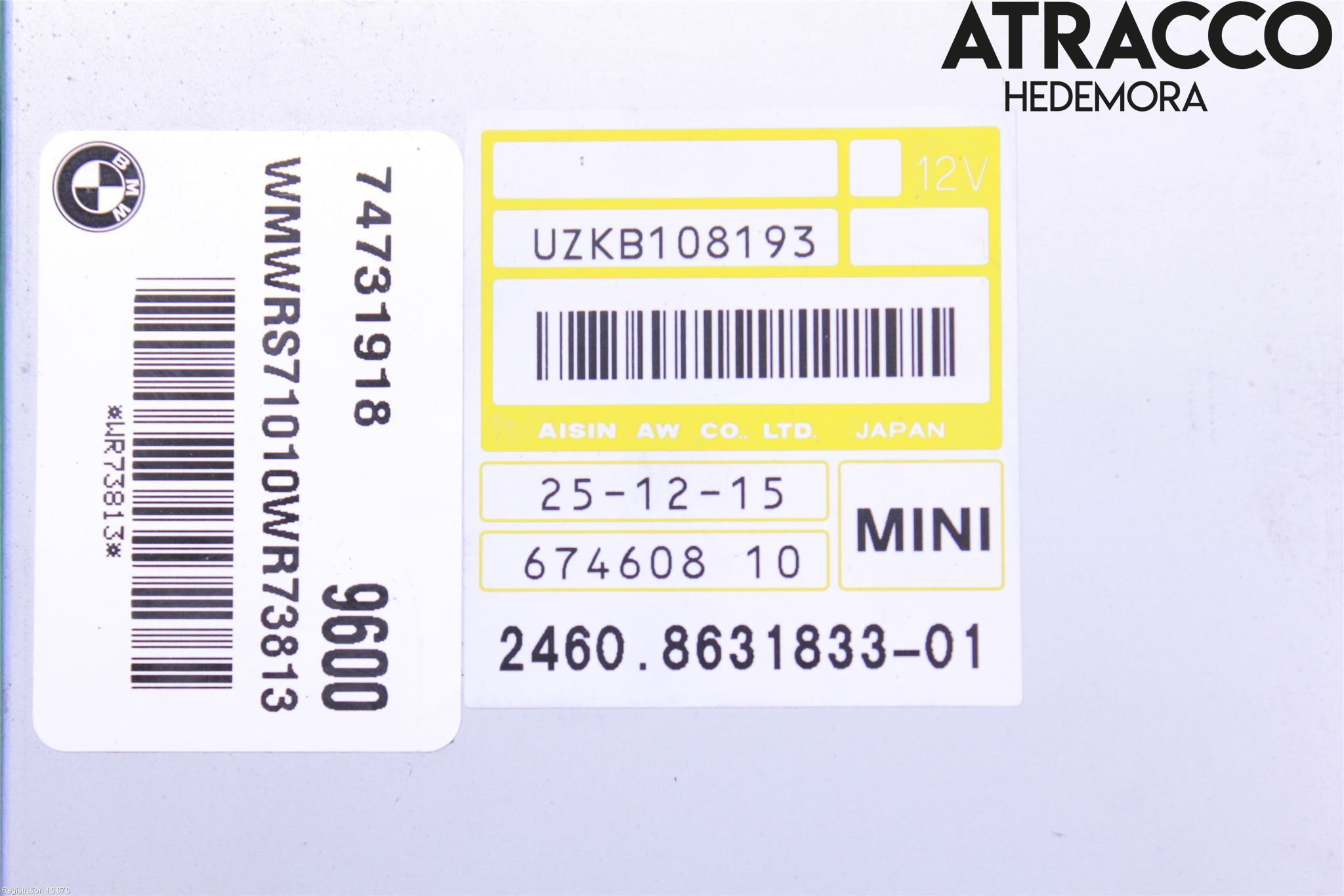 Mini COUNTRYMAN R60 11-16 Styrenhet Övrigt