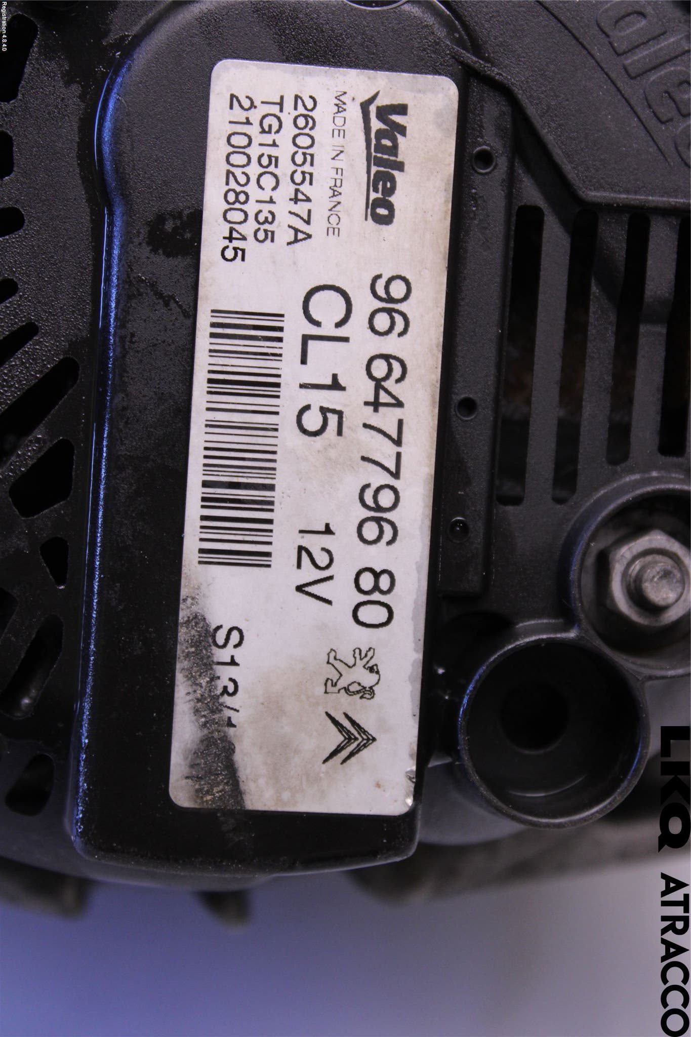 Citroen C3 10-17 Generator