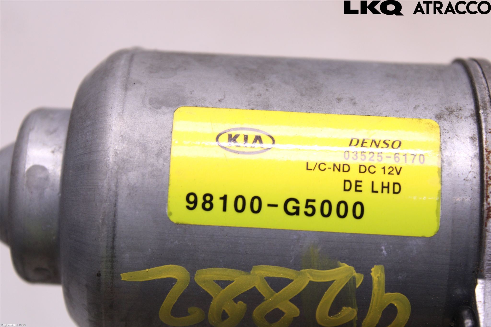 Kia NIRO (DE) 17-22 Torkarmotor Vindruta