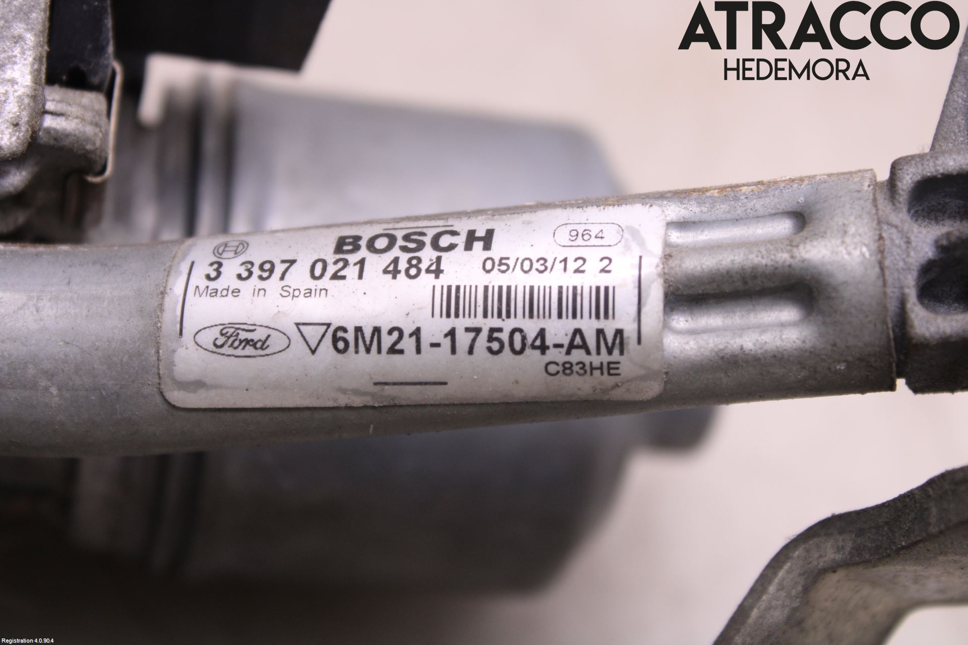 Ford S-MAX 06-15 Torkarmotor Vindruta