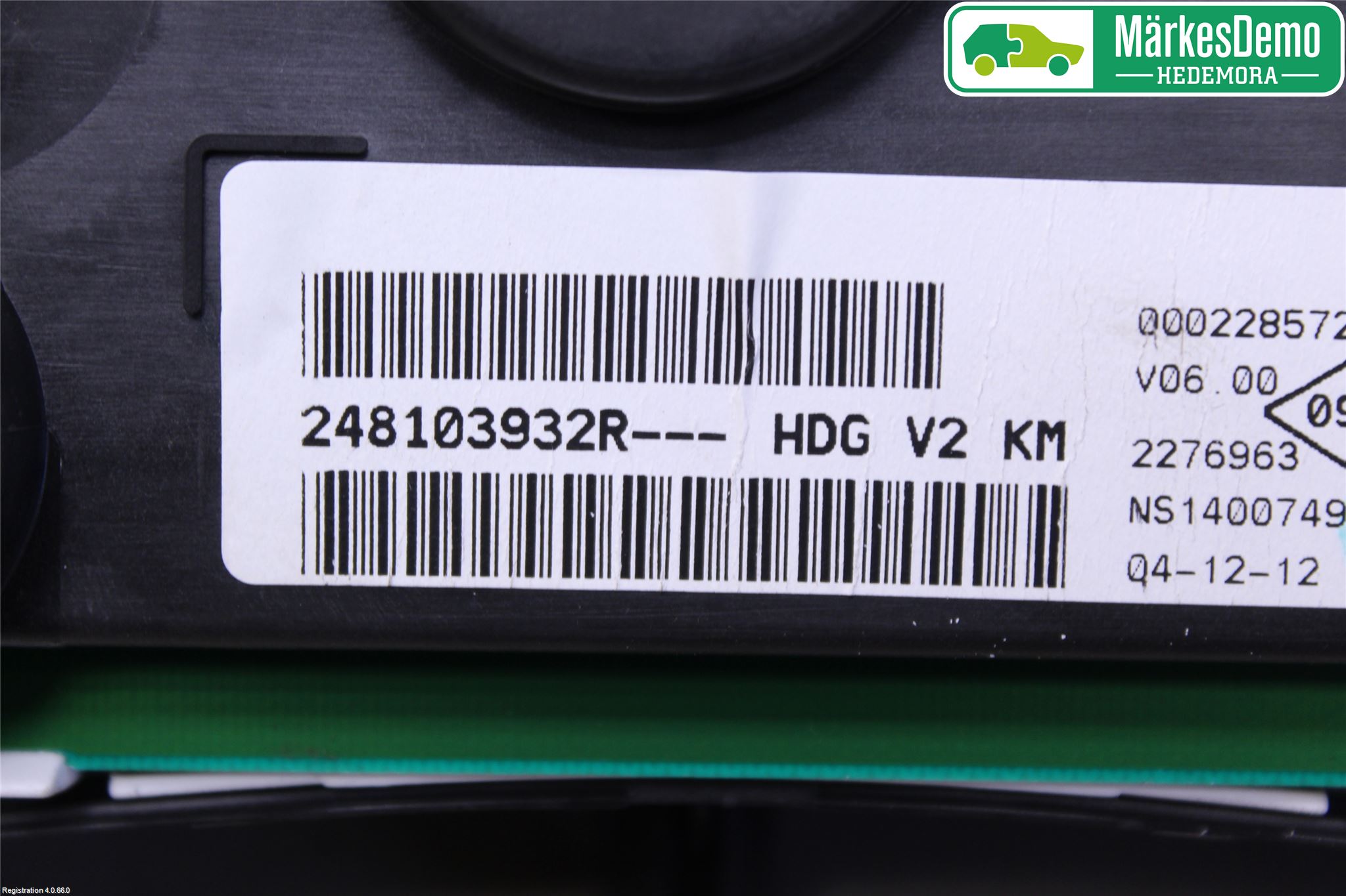 Dacia LODGY 12-18 Instrument Komb