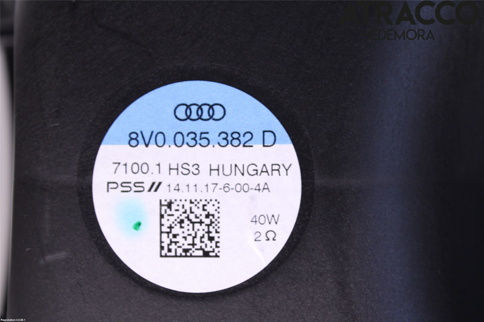 Audi A3/S3 8V 13-20 Högtalare
