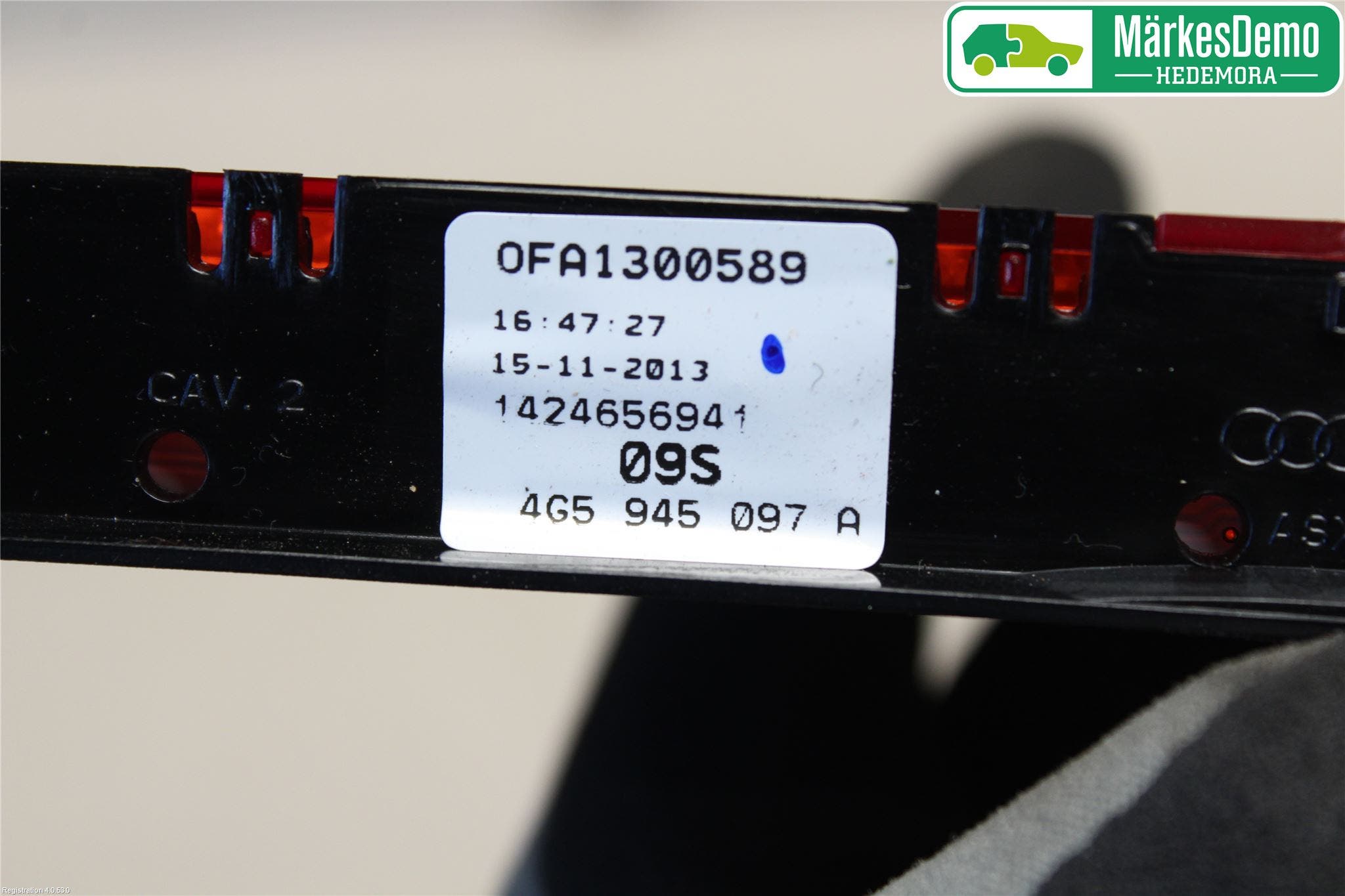 Audi A6/S6 4G 11-18 Bromsljus Bakruta