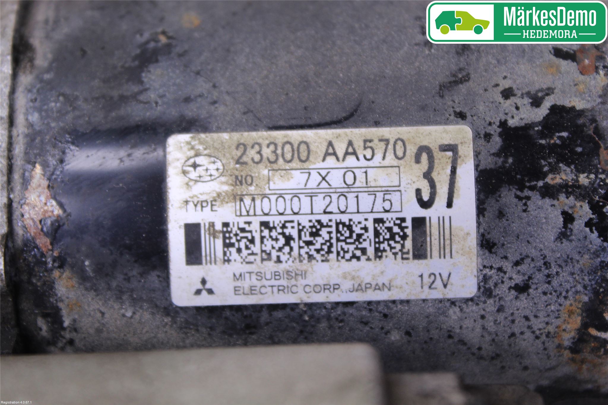 Subaru IMPREZA III 08-11 Startmotor