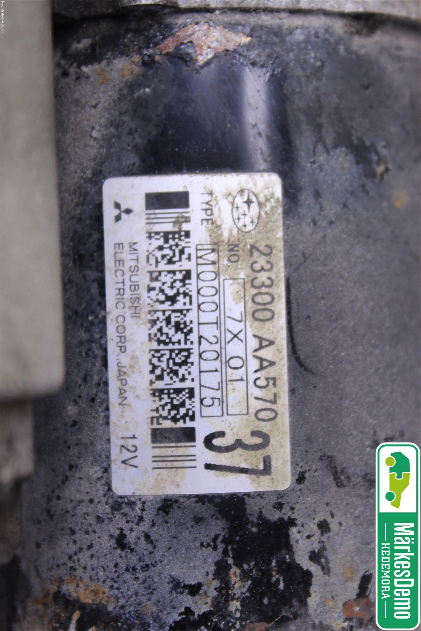 Subaru IMPREZA III 08-11 Startmotor