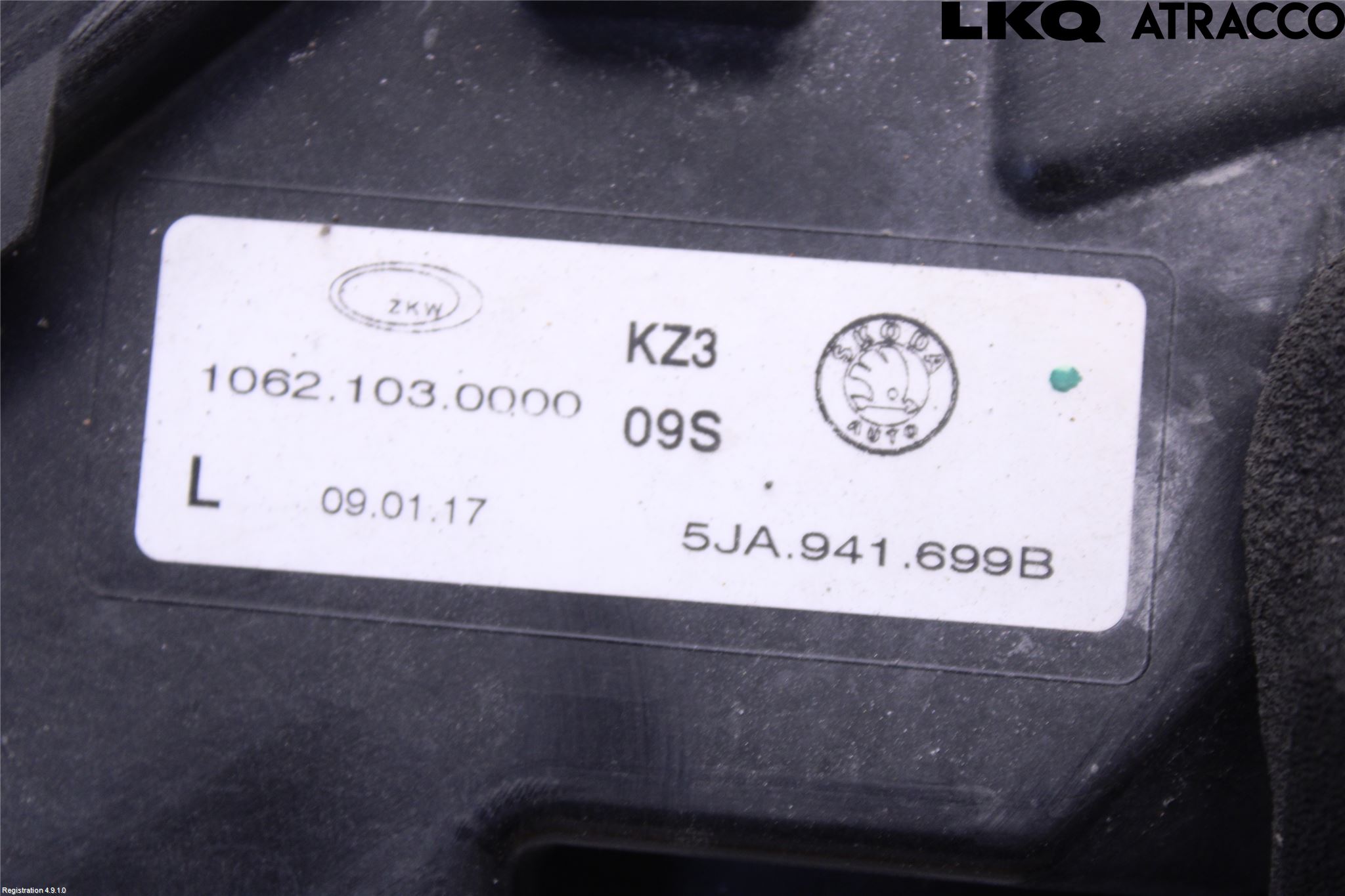 Skoda RAPID Dimljus-Varselljus Fram