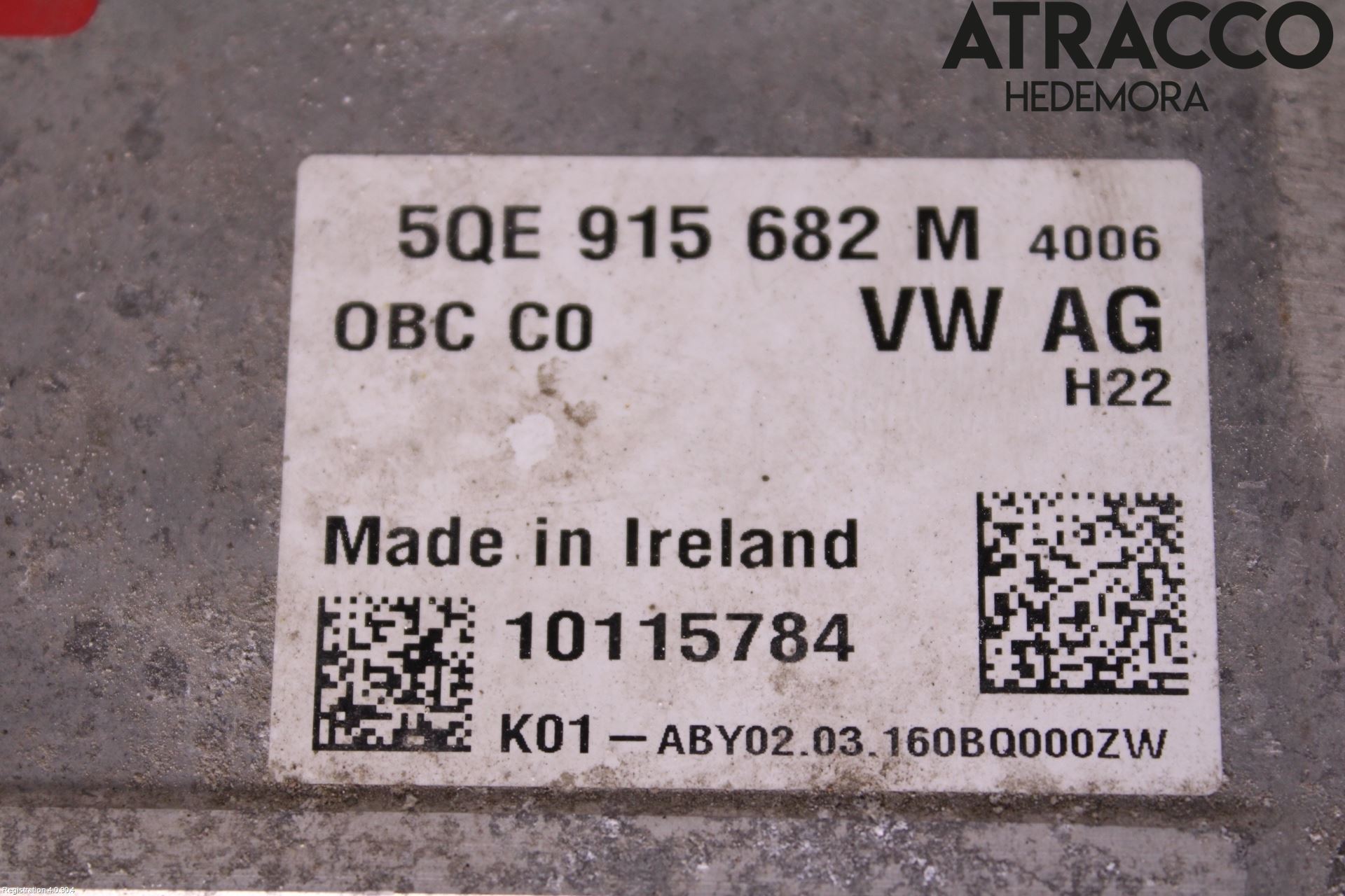 Volkswagen VW PASSAT 15-19 Batteriladdare Högspänning