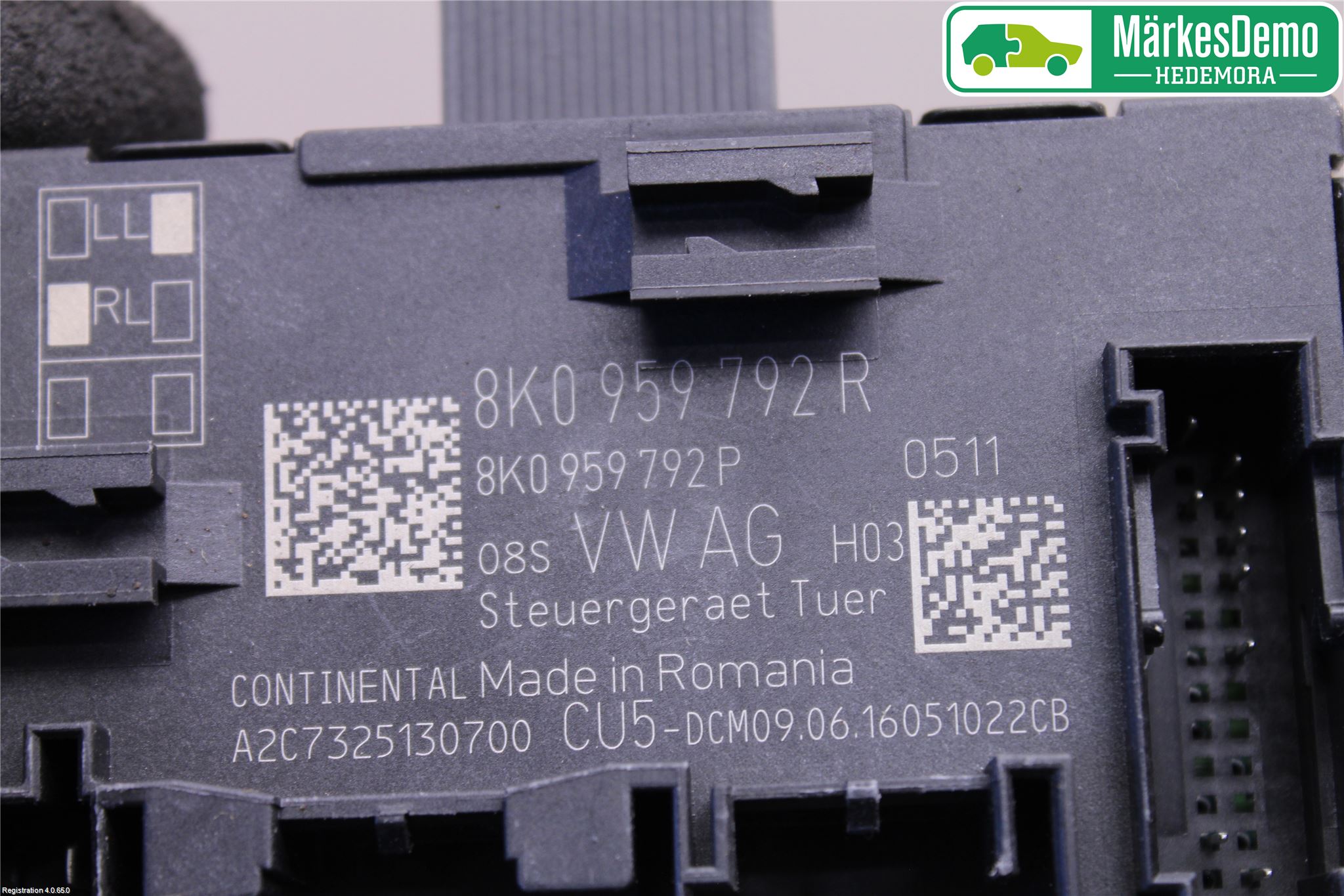 Audi Q5 09-16 Styrenhet Dörr