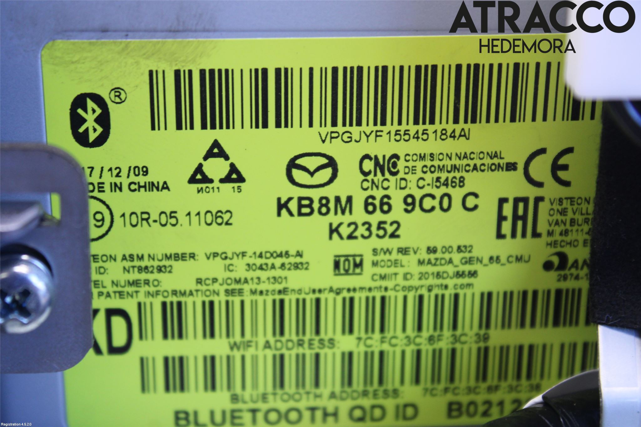 Mazda CX-5 17- Multifunktionsdisplay