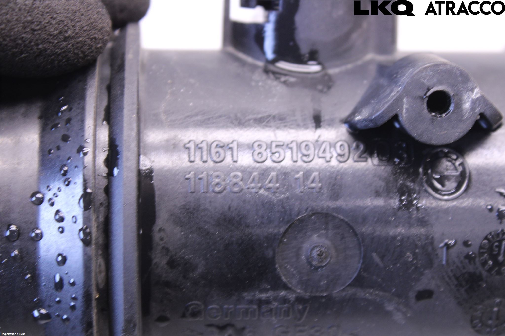 BMW X6 F16 14-19 Laddluft-Intercoolerrör