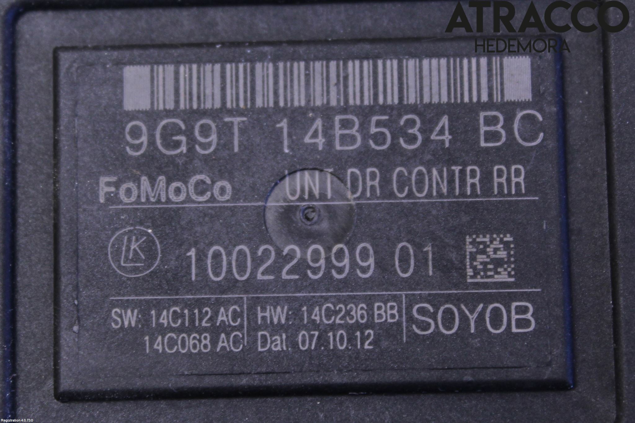 Volvo V70 08-13 Styrenhet Dörr