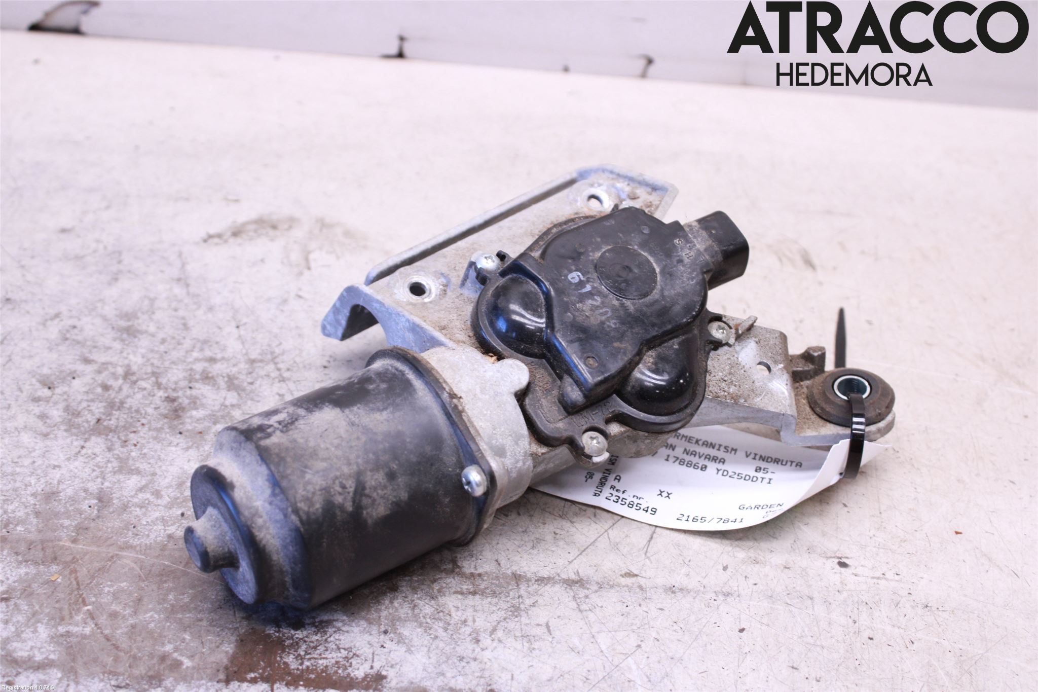 Nissan NAVARA 05-16 Torkarmotor Vindruta