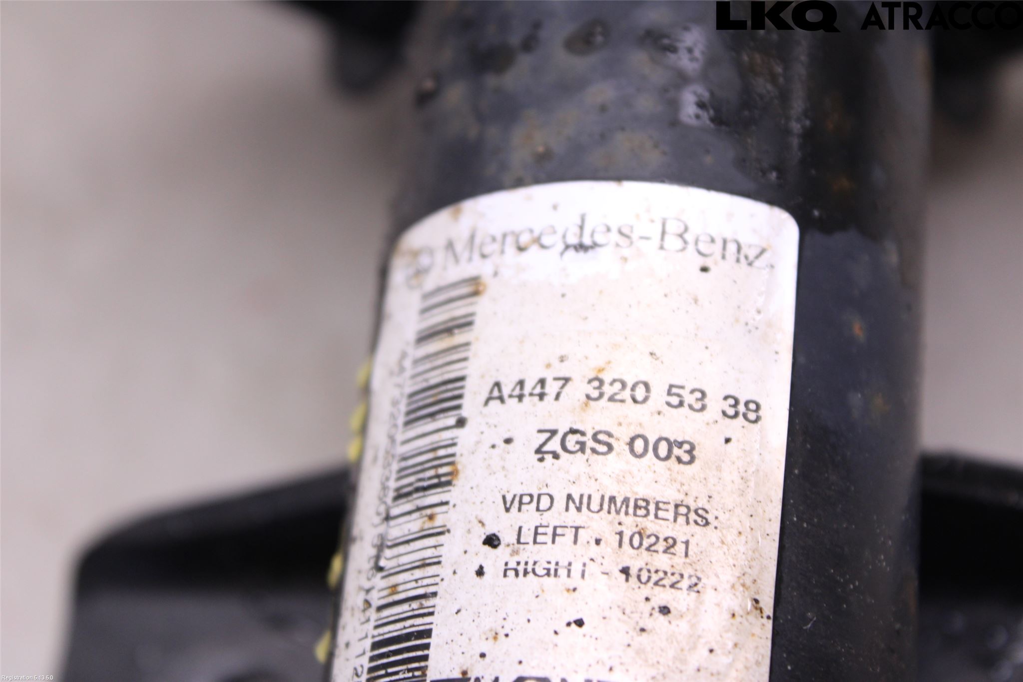 Mercedes-Benz MB VITO/V-KLASS (W640,W447,W448) 14- Fjäderben Fram Höger