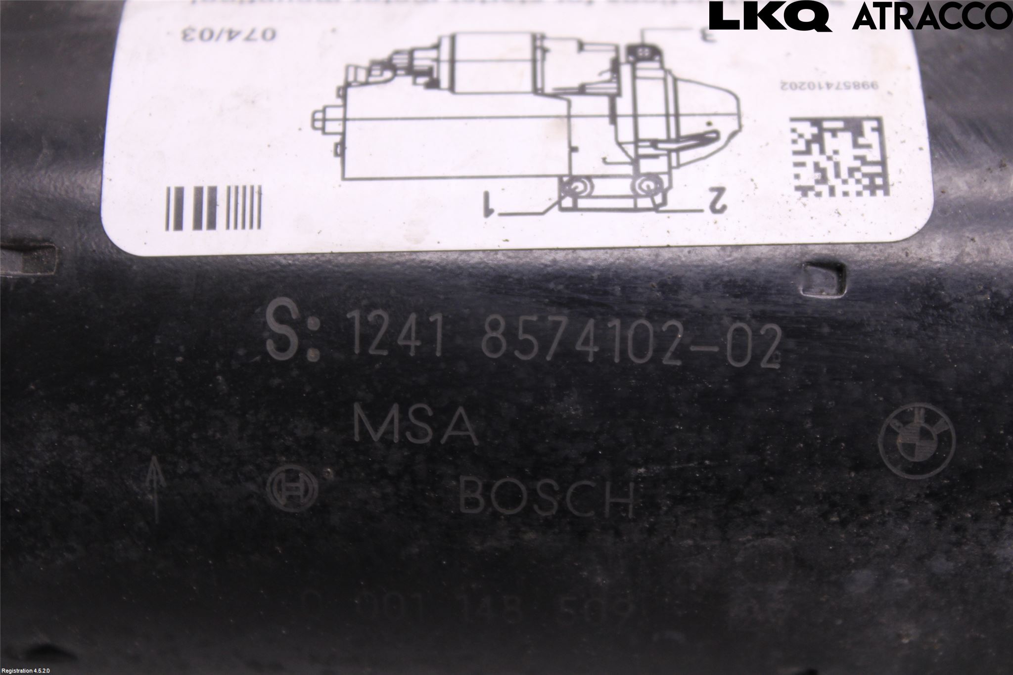 BMW 4 F32/F33/F82/F83 13-20 Startmotor Diesel
