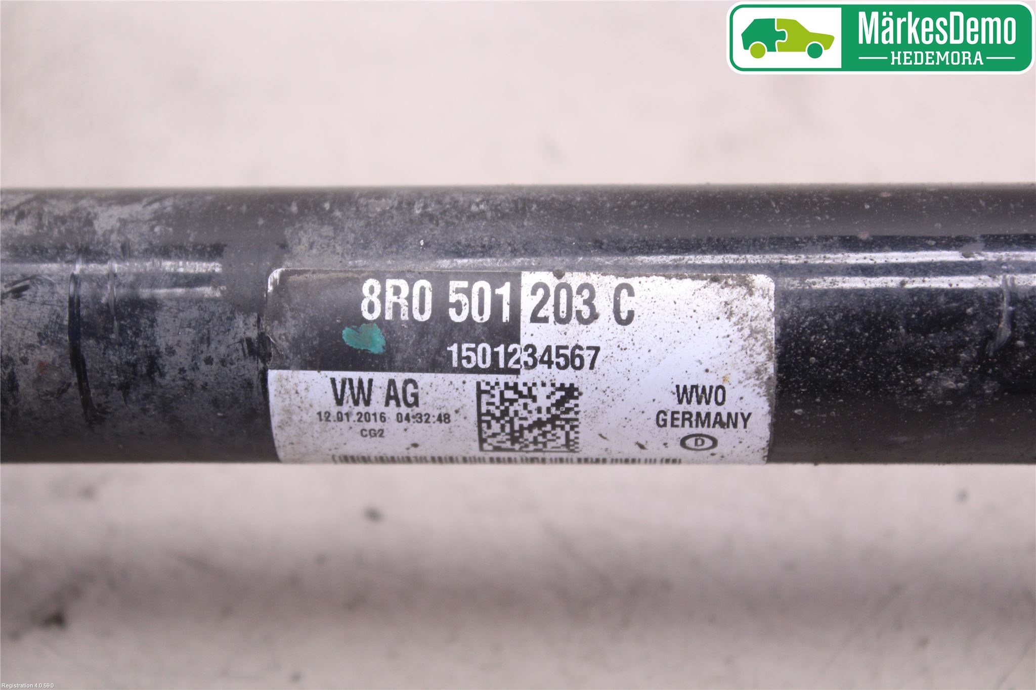 Audi A6 ALLROAD 12-18 Drivaxel Bak Höger