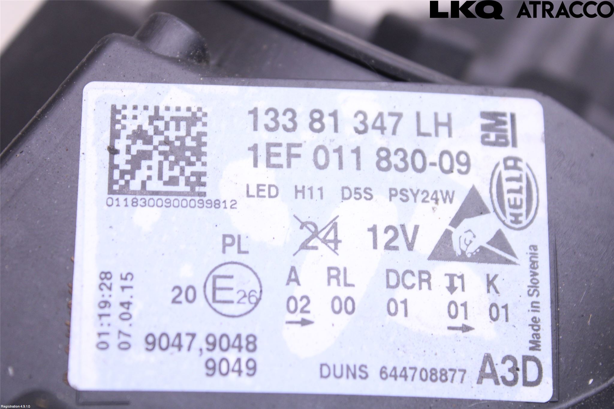 Opel CORSA E 15-19 Strålkastare Vänster